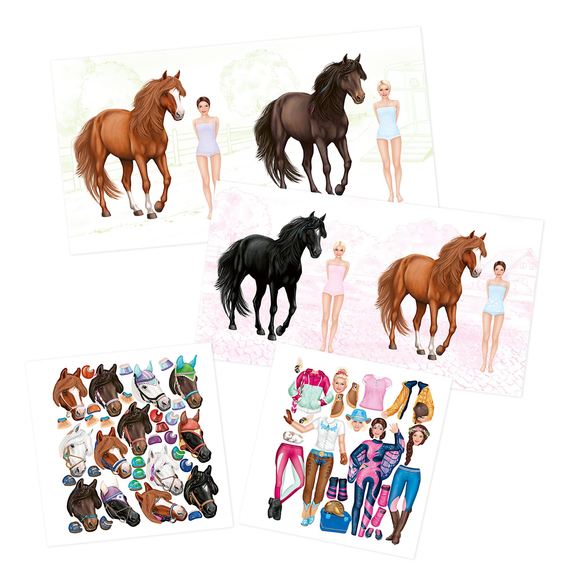 Depesche Miss Melody Dress Me Up Sticker and Coloring Book 4