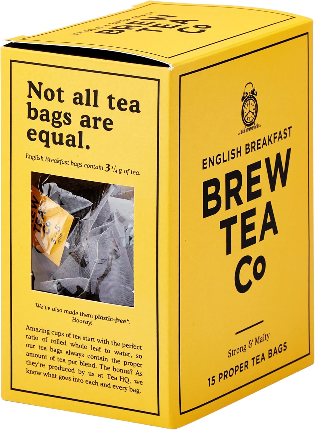 Brew Tea Co English Breakfast Whole Leaf Tea Bags, 15-Pack 9