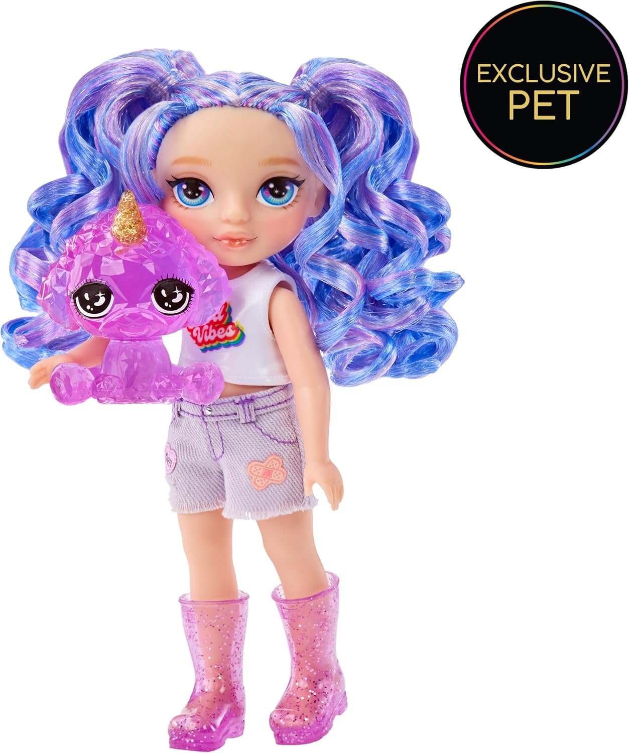 Rainbow High Amethyst Willow Purple 14 cm Posable Fashion Doll with Magical Pet 5