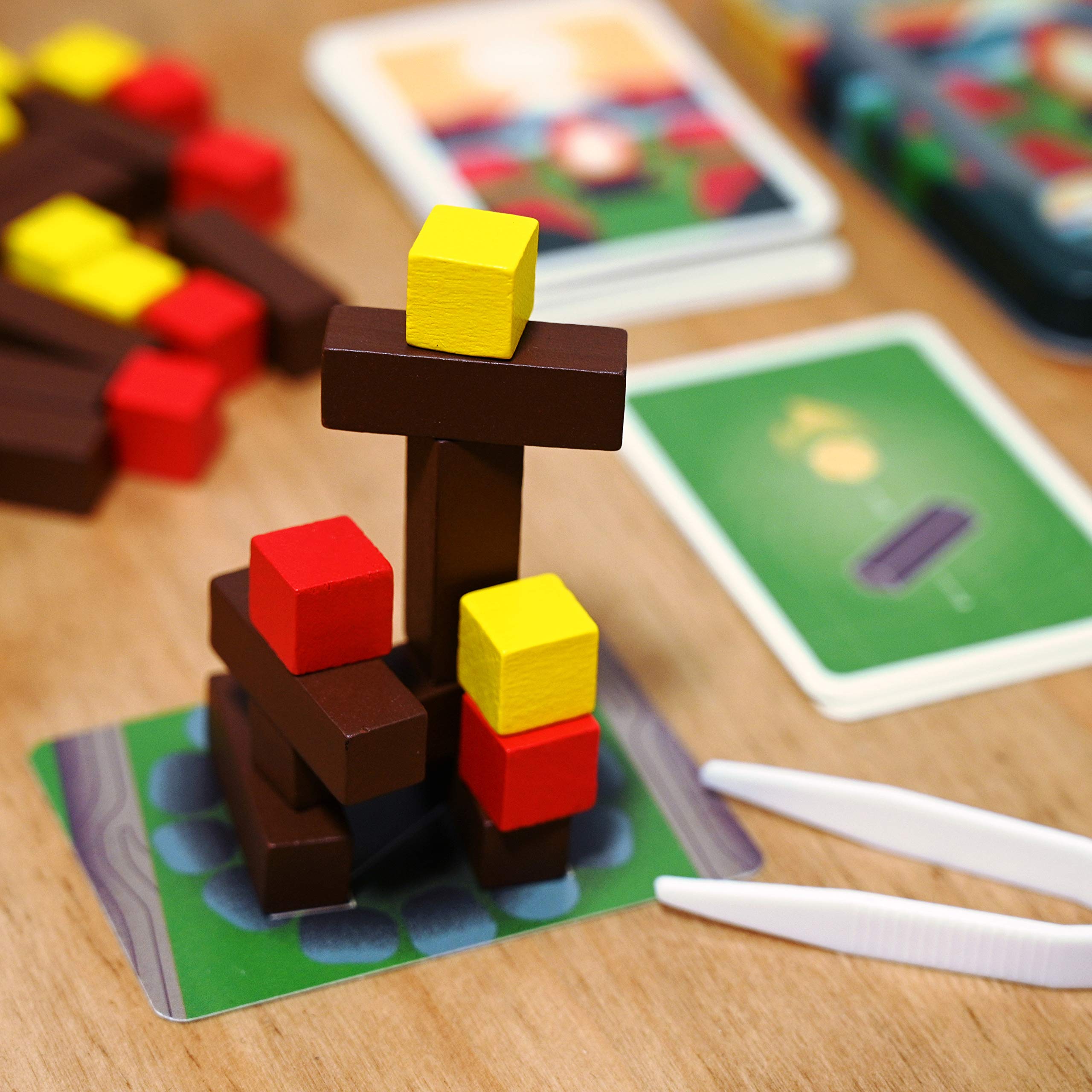 Alley Cat Games Tinderblox (Day) Dexterity Stacking Game | 2-6 Players | Ages 6+ | 3-15 Min Playtime 3