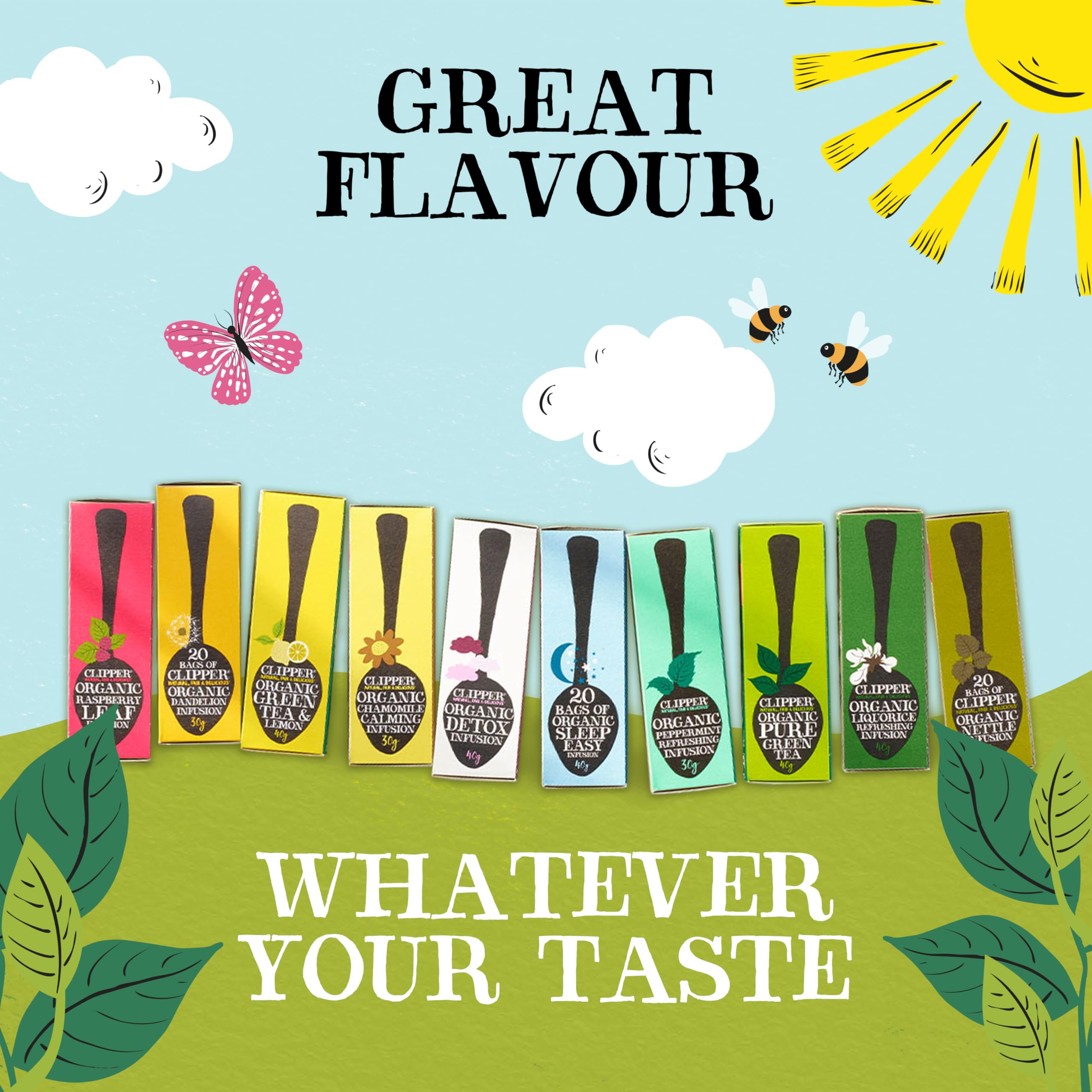 Clipper Organic Everyday Fairtrade Teabags | 80 Black Tea Bags | Unbleached, Biodegradable 19