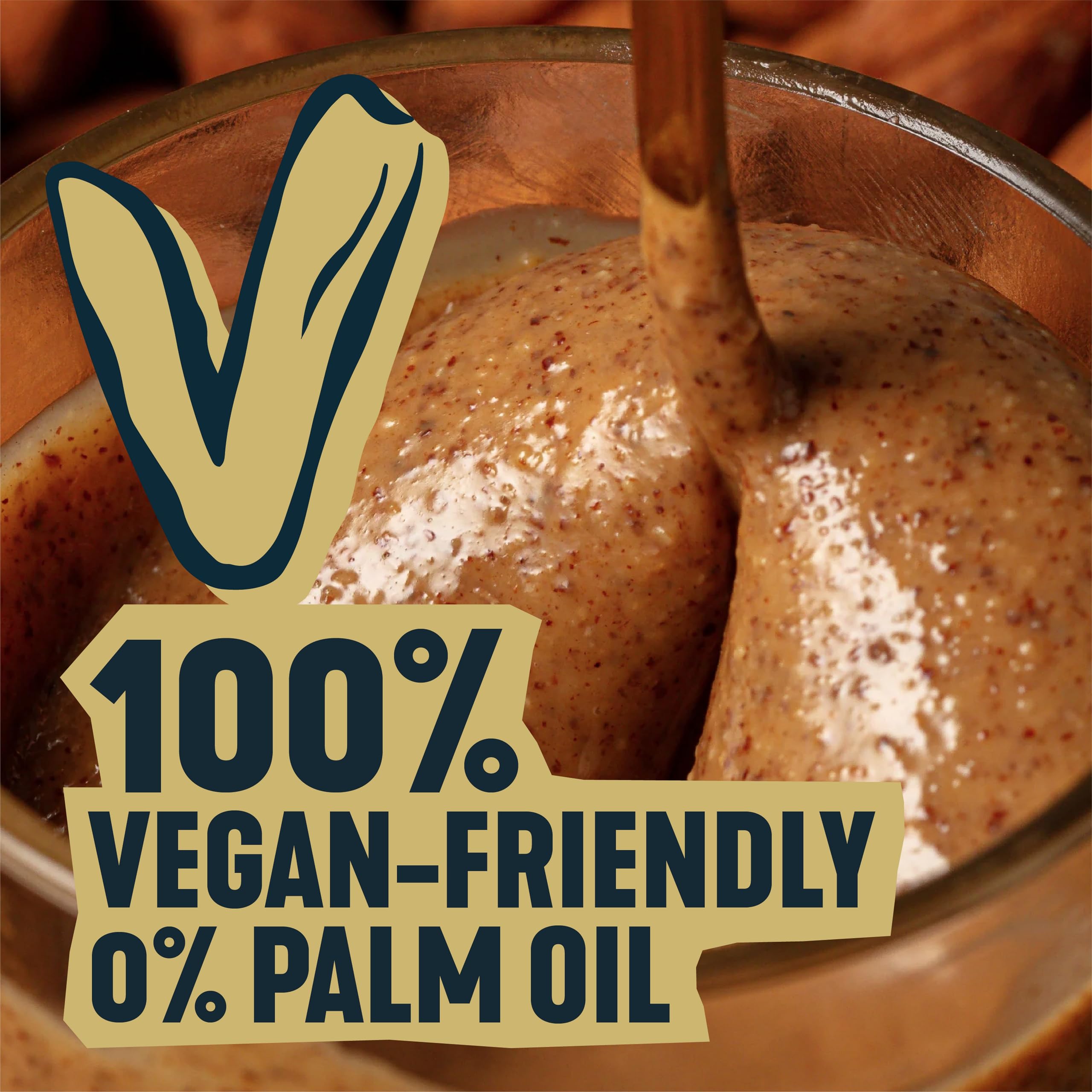 MANÍLIFE Smooth Almond Butter, 1kg Jar - Vegan Nut Spread with Sea Salt 6