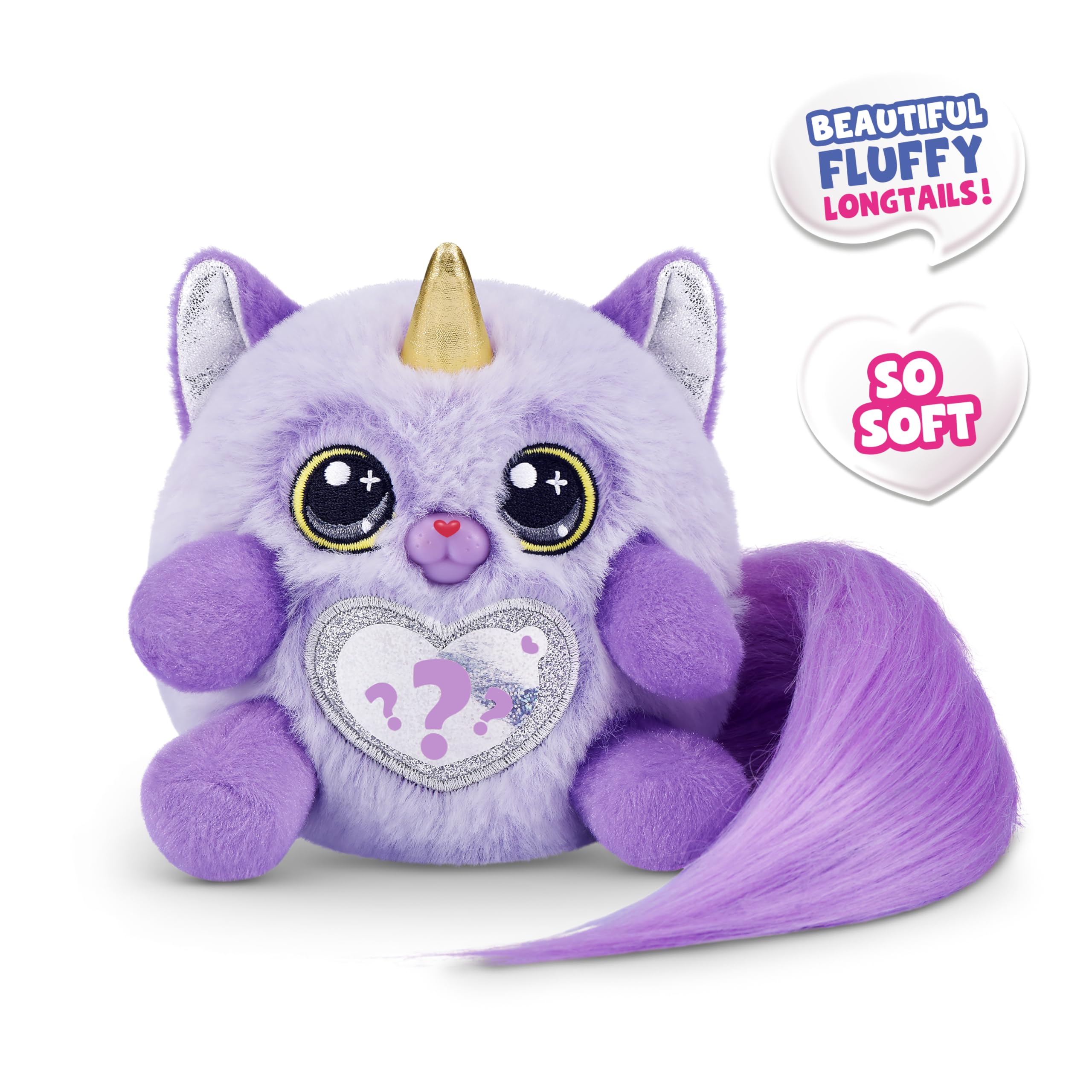 Rainbocorns Kittycorn Surprise Series 3 - Fluffy Longtail Plush with 10+ Surprises, Ragamuffin (Fluffles) 6