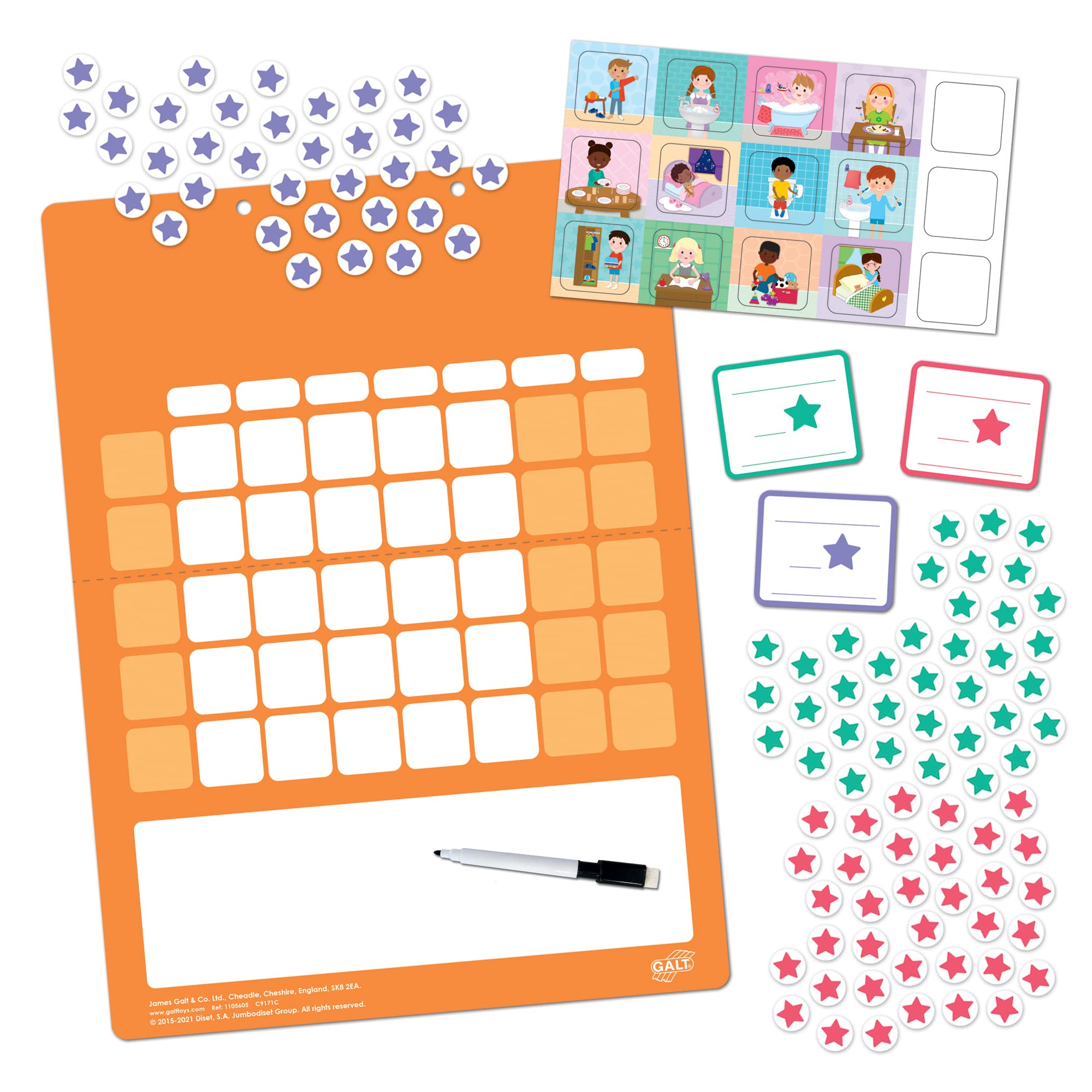 Galt Magnetic Reward Chart - Encourage Good Behaviour & Habits, Ages 3+ 7