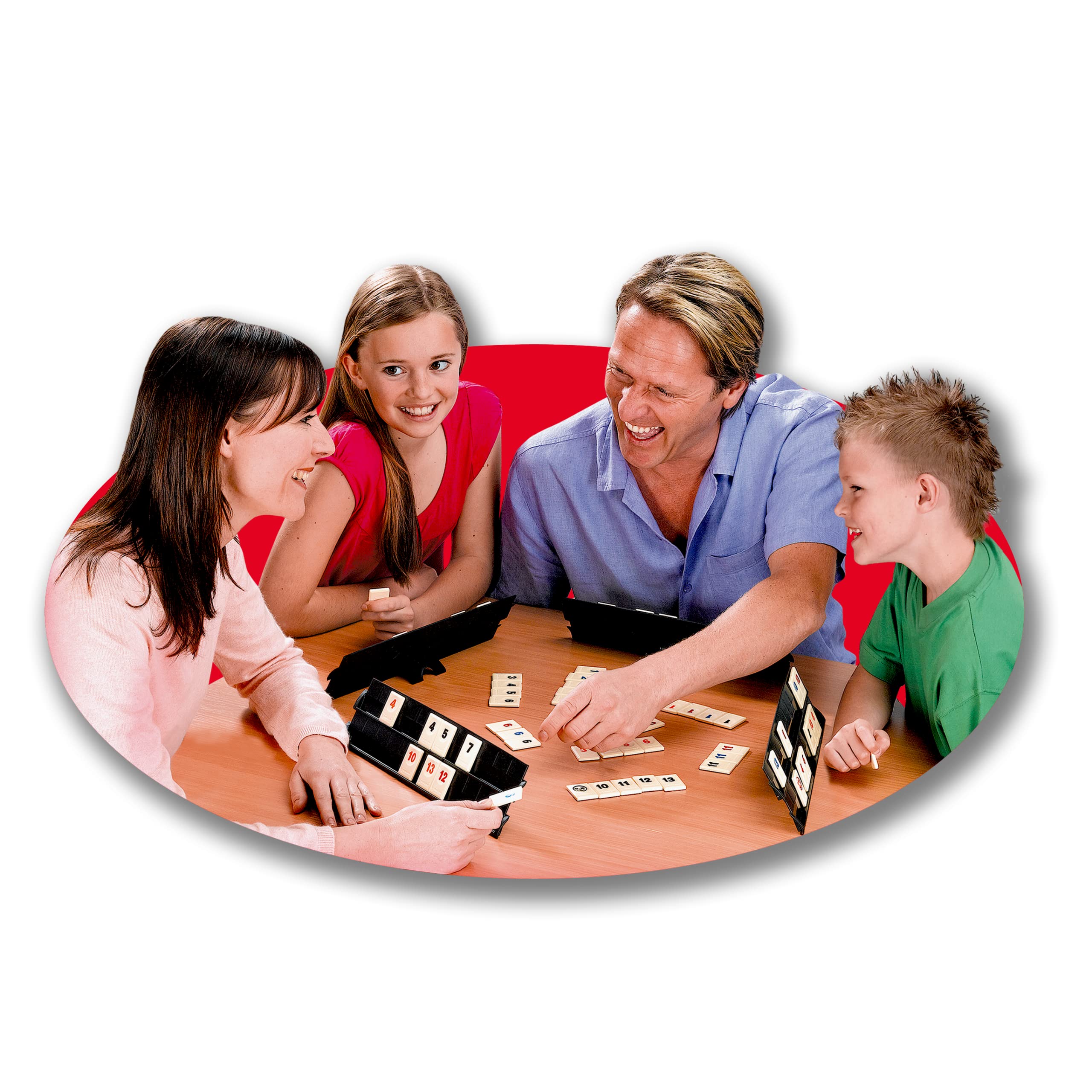 Ideal Rummikub Travel Tile-Based Game | Portable Version | Ages 7+ | 2-4 Players