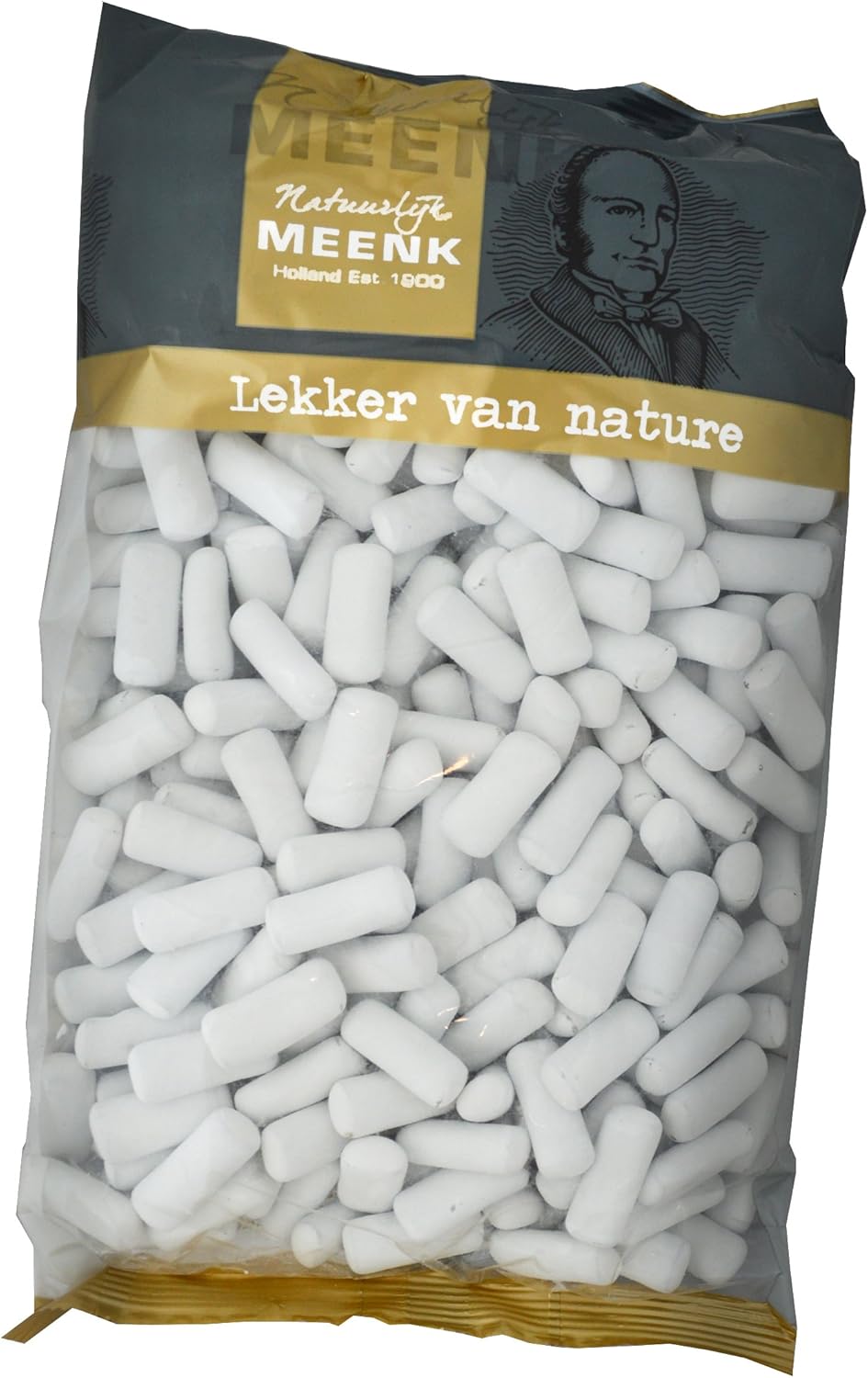 Van Vliet School Chalk Mint Liquorice 1kg - Dutch Soft Liquorice with Crunchy Coating