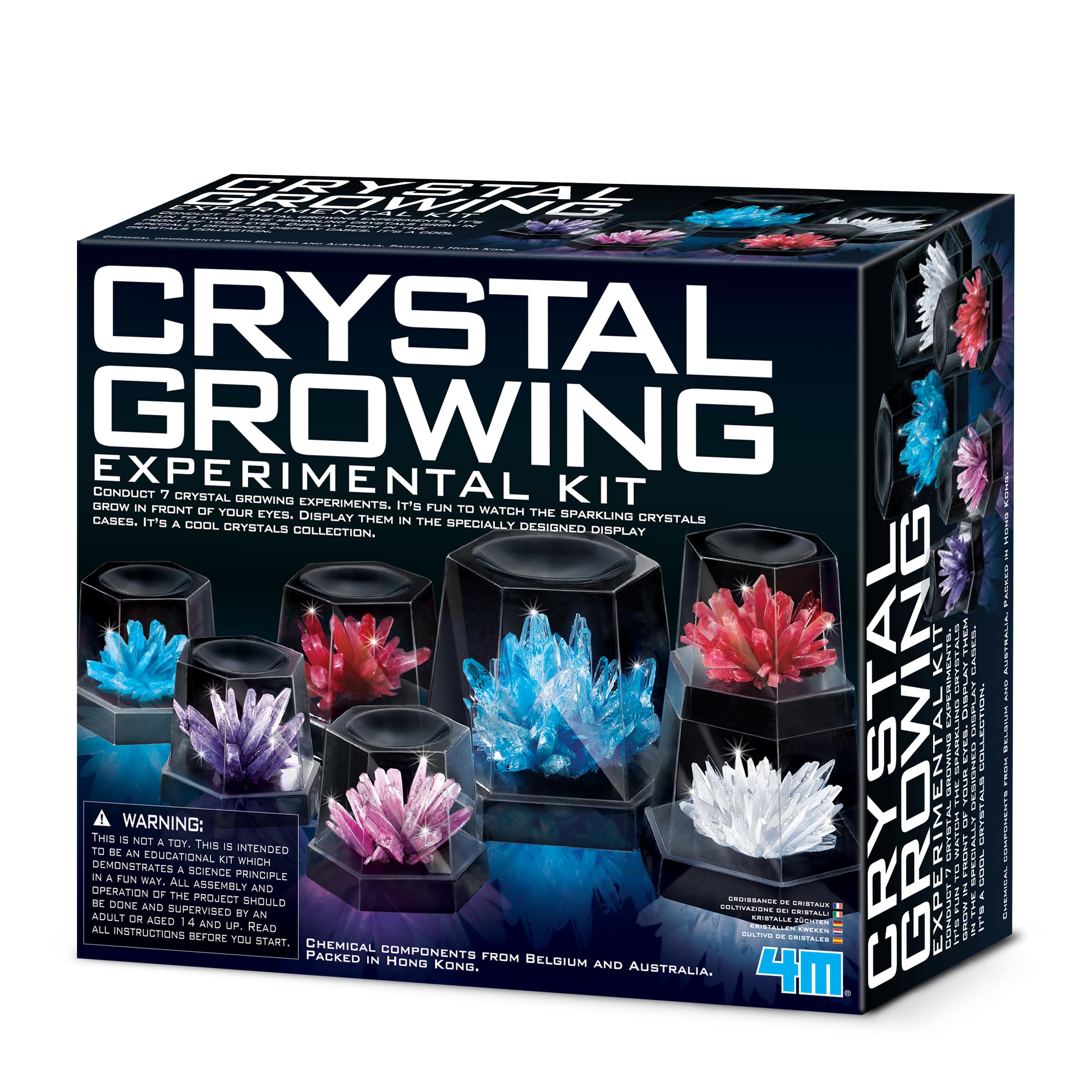 4M Crystal Growing Experimental Kit - Science & Chemistry Kit for Kids 14+
