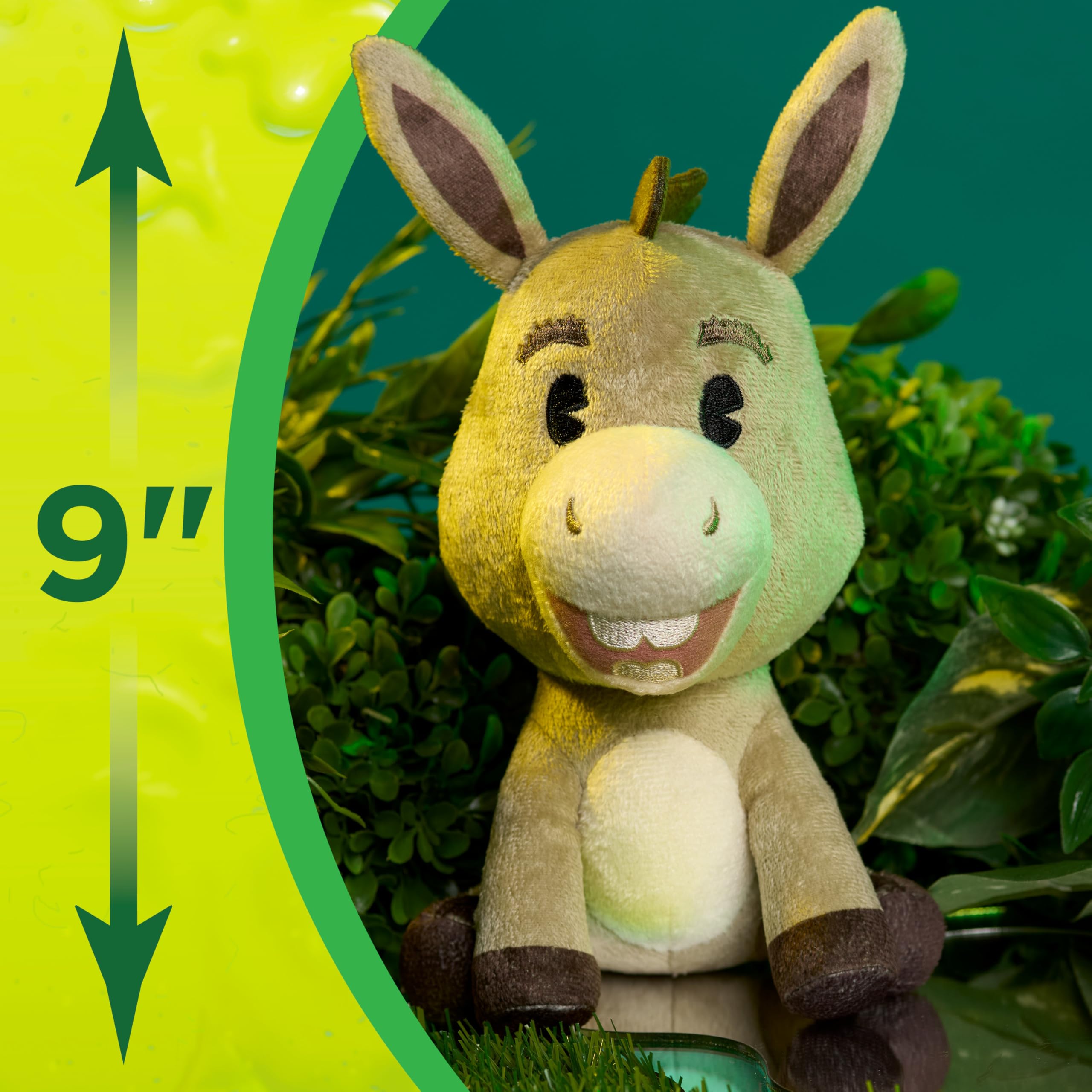 Just Play Shrek Donkey Medium Soft Toy - 20 cm Plush | Embroidered Features | Ages 2+ 4