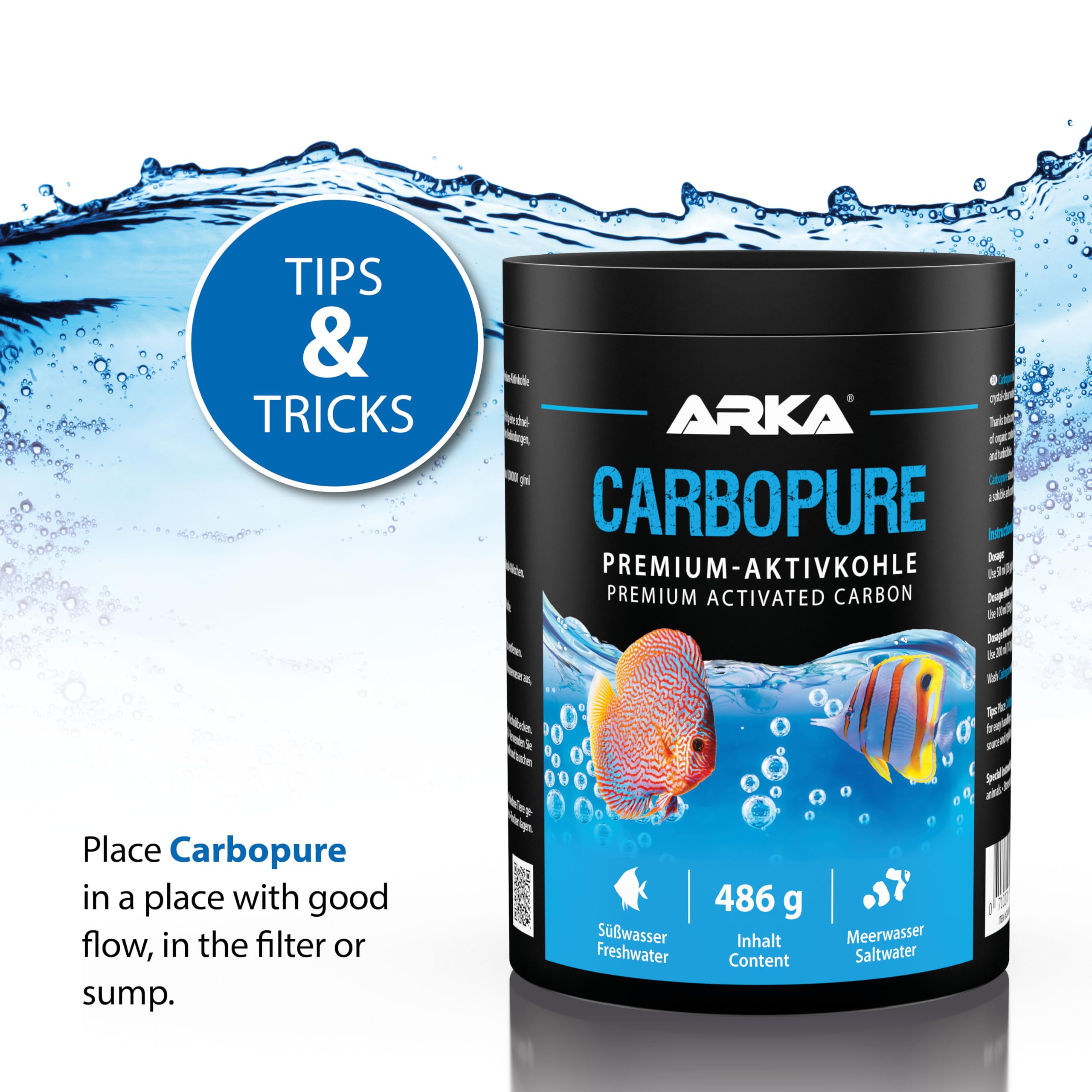 ARKA Carbopure Activated Carbon - Water Polishing & Toxin Removal | 243g Pellets 6
