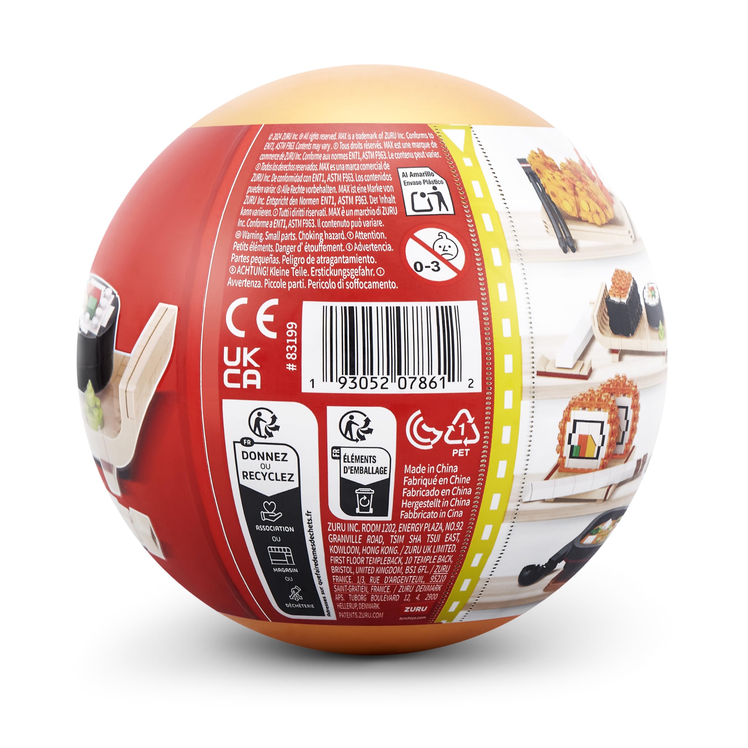 Max Build More Premium Sushi Bar Collection - Building Set for Ages 8+ 8