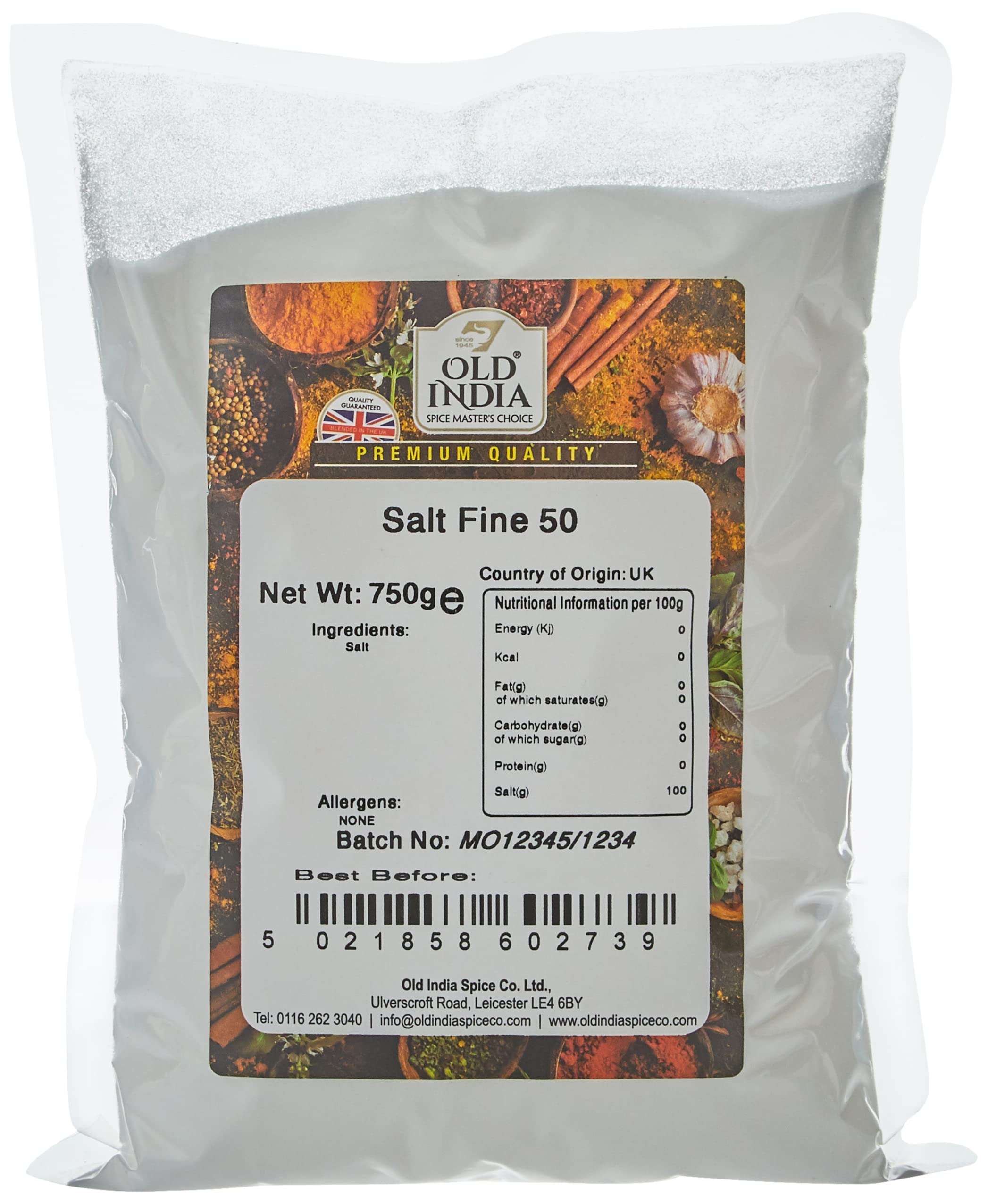 Old India Fine Salt 750g