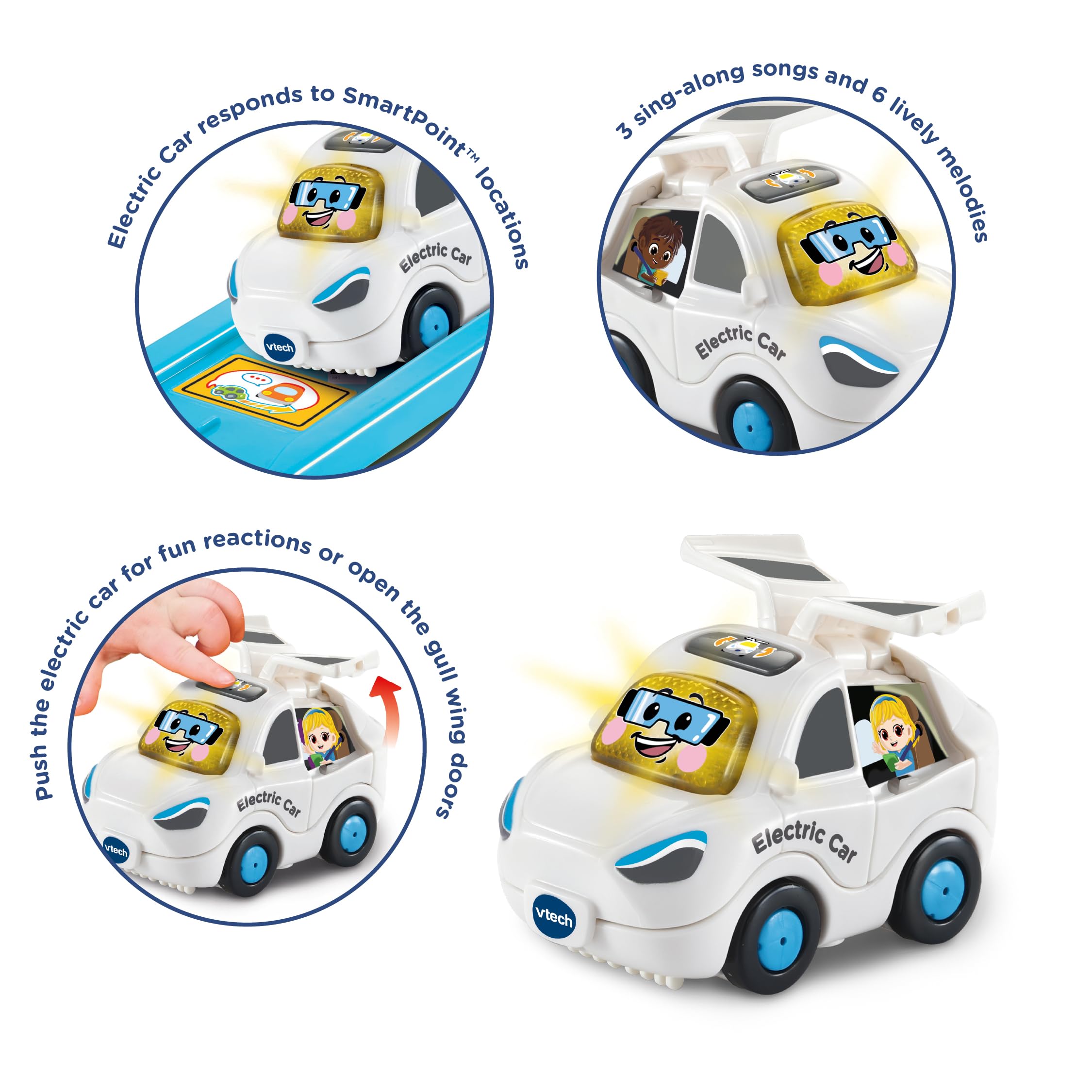 VTech Toot-Toot Drivers Electric Car - Interactive Sound & Light-Up Toy for Toddlers 12M+ 8