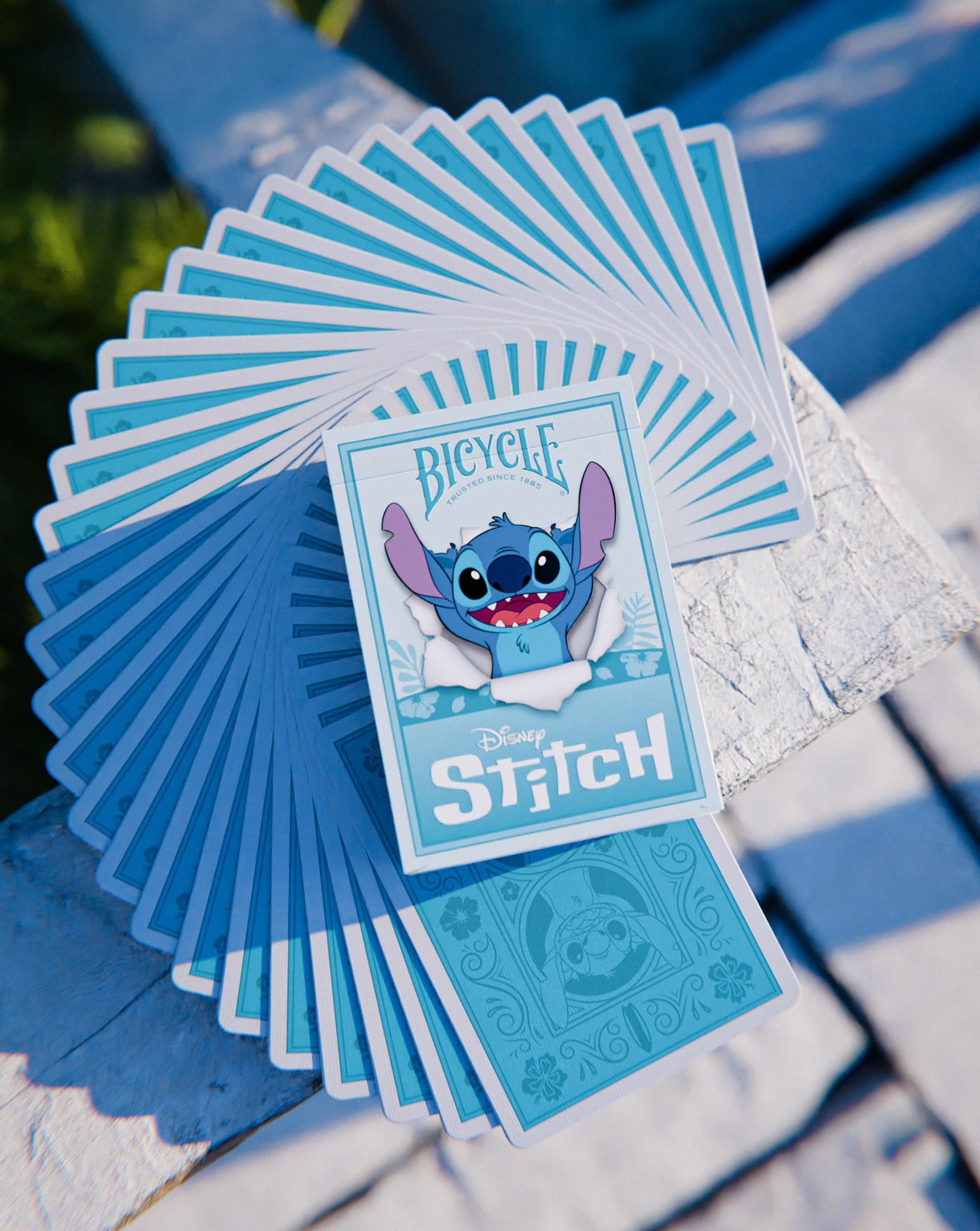 Bicycle Disney Stitch Playing Cards - Air Cushion Finish, Professional Handling | 1 Deck 4