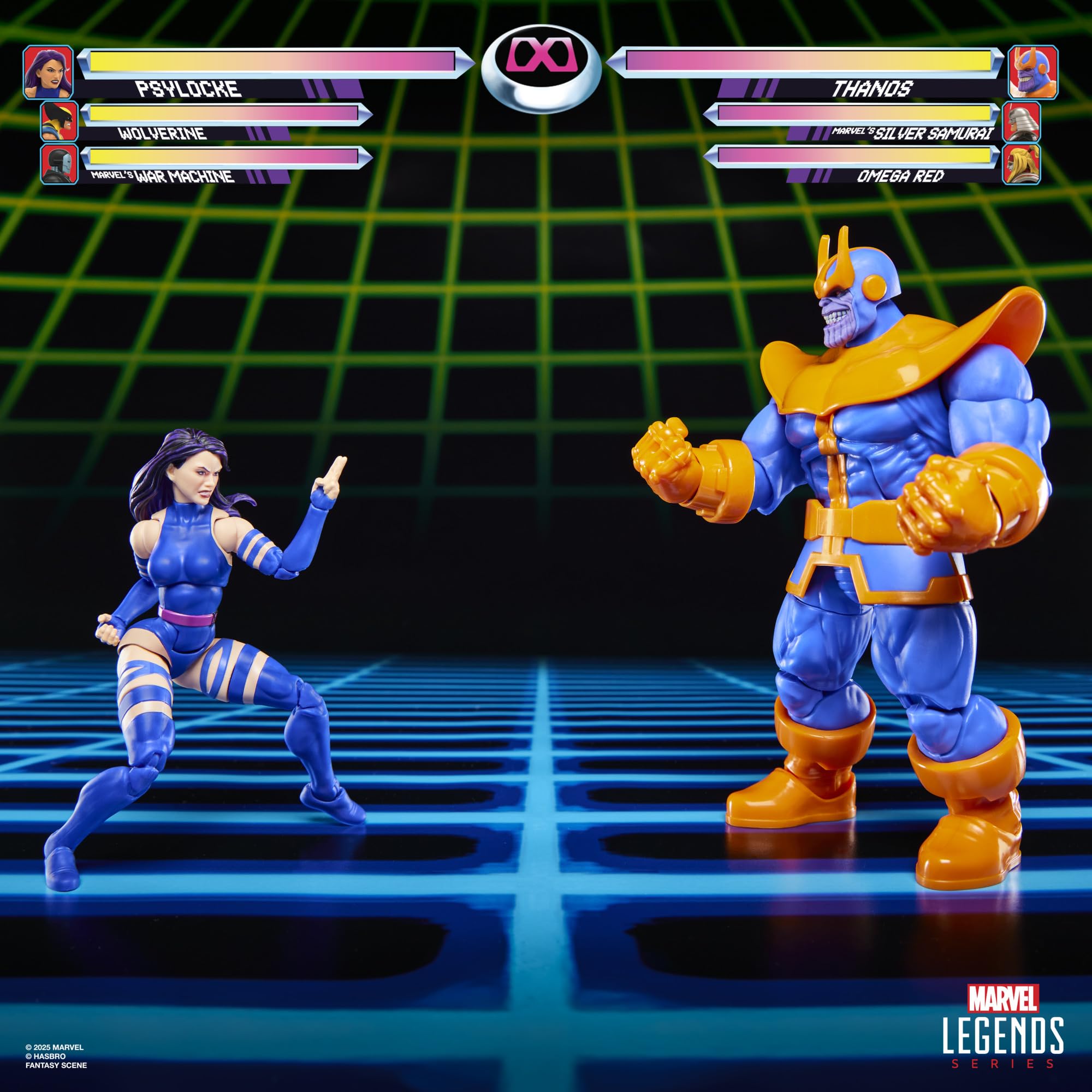 Marvel Legends Series Gamerverse Psylocke vs Thanos 2-Pack Action Figures 6