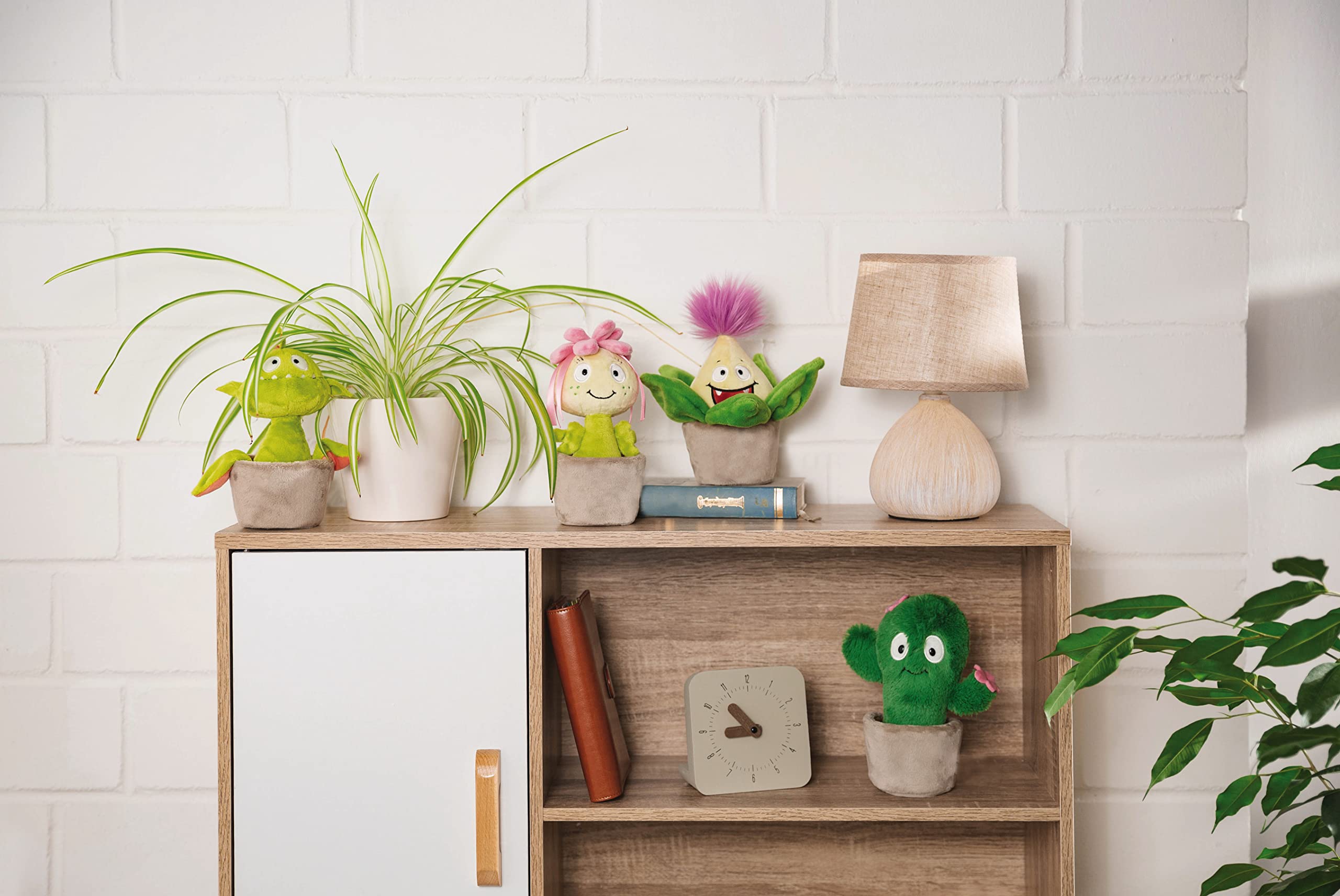 NICI Softkultur Kaktus Cuddly Soft Toy - Sedum Amalia 18cm Pink Plush Plant 7