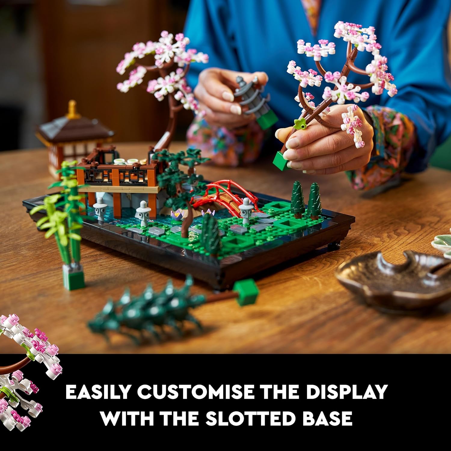 LEGO 10315 Icons Tranquil Garden - Botanical Zen Garden Building Kit for Adults 3