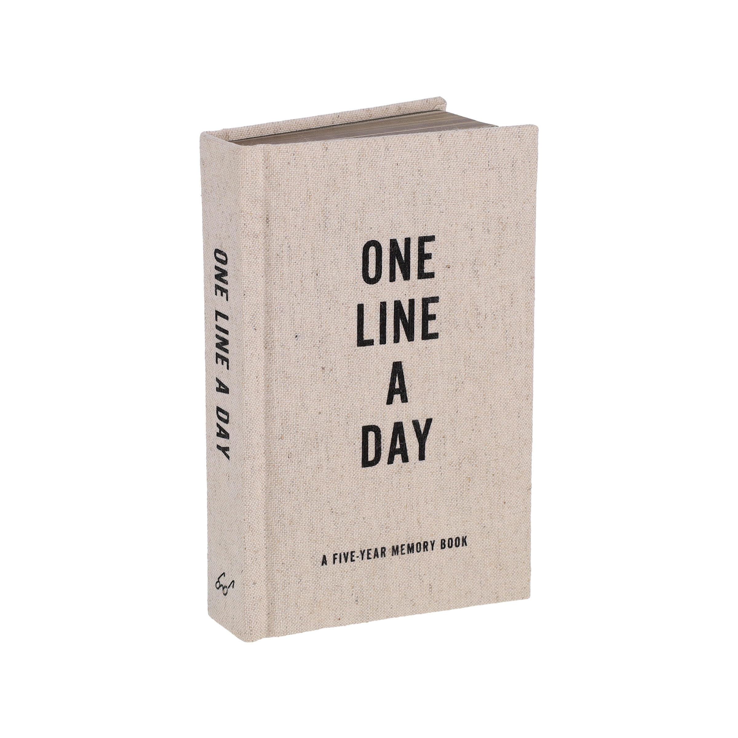 Chronicle Books Canvas One Line a Day - Five-Year Memory Journal | Diary Binding | English Language 1