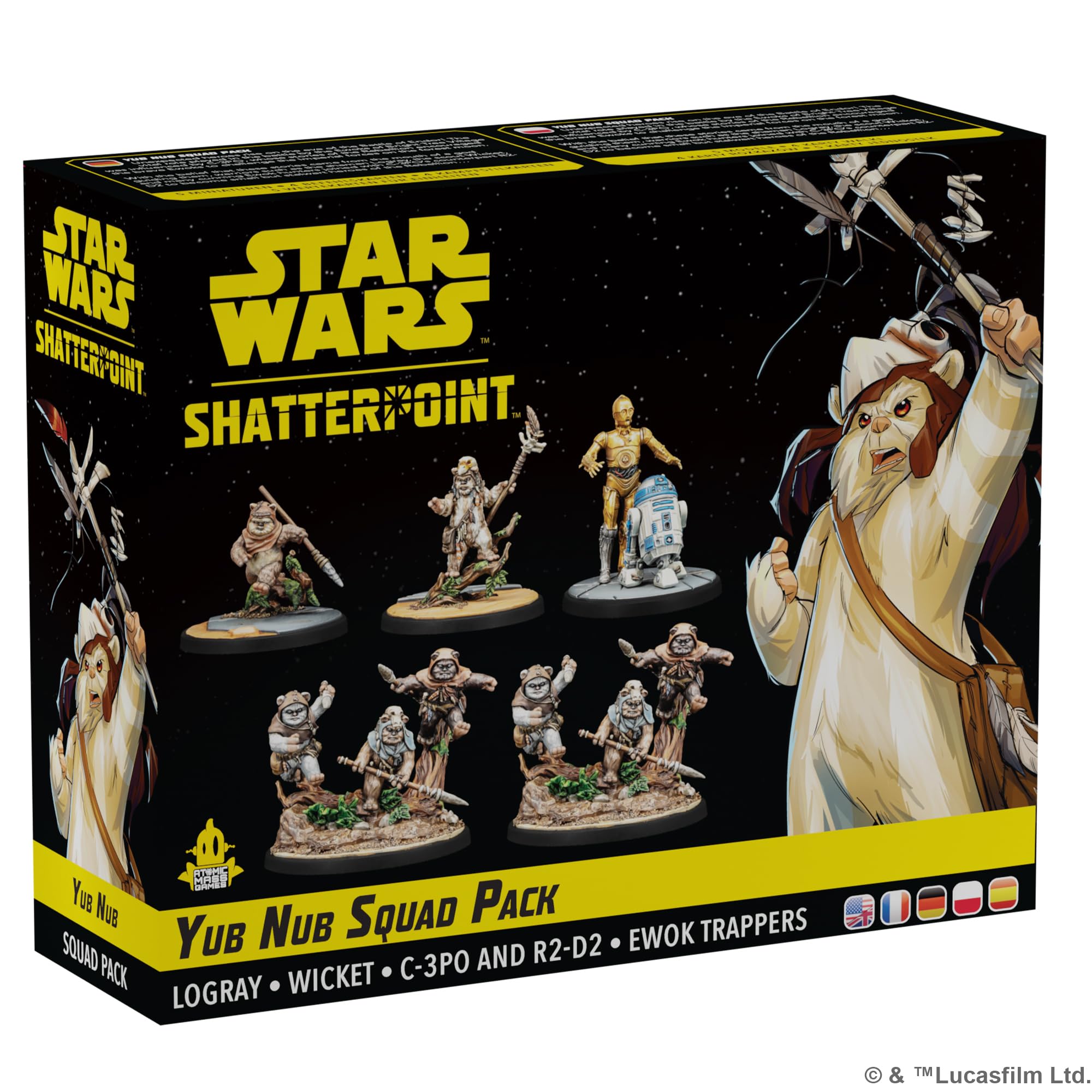 Atomic Mass Games Star Wars Shatterpoint Yub Nub Squad Pack Miniatures