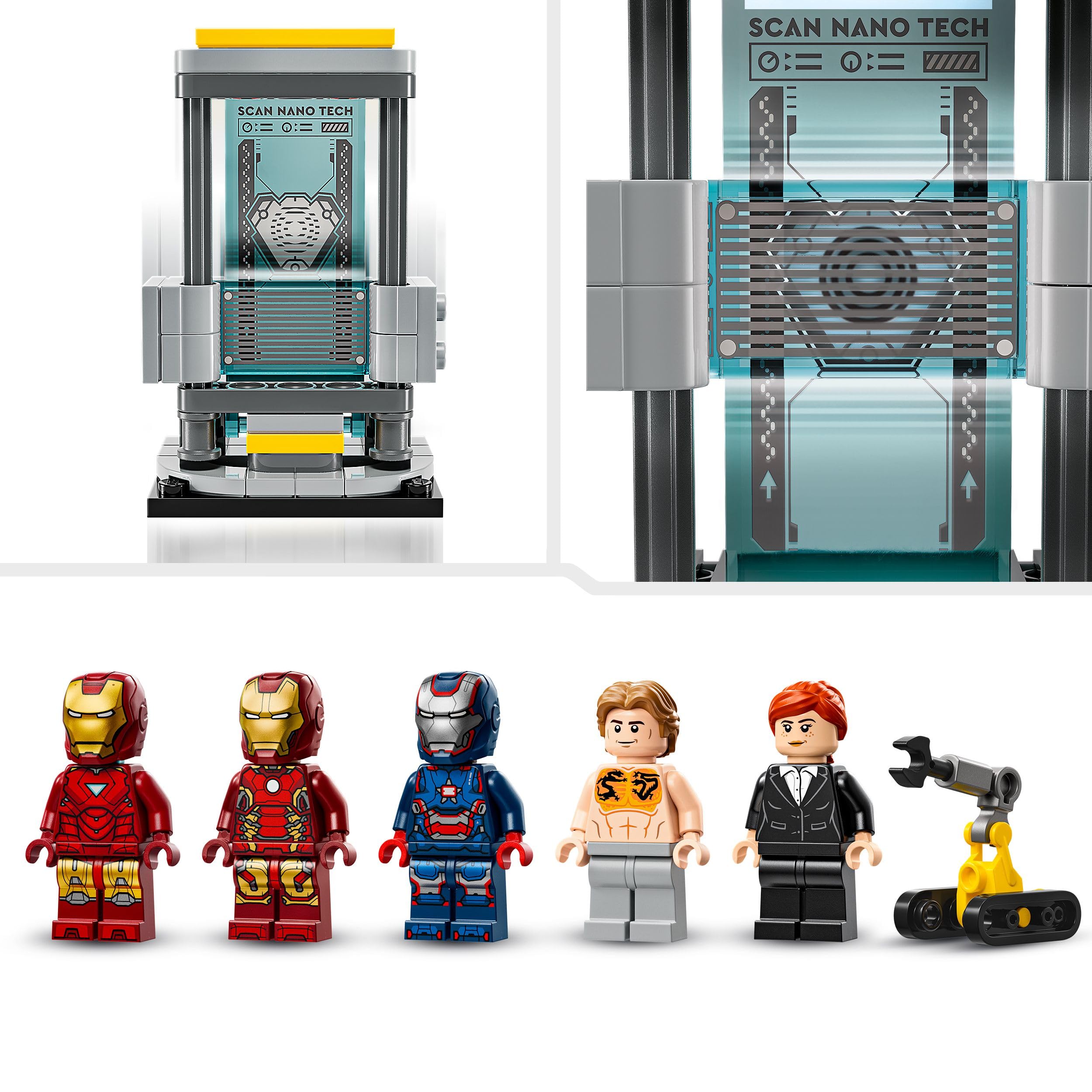 LEGO Marvel Iron Man’s Laboratory: Hall of Armour - Super Hero Building Toy Set for Ages 8+ 3