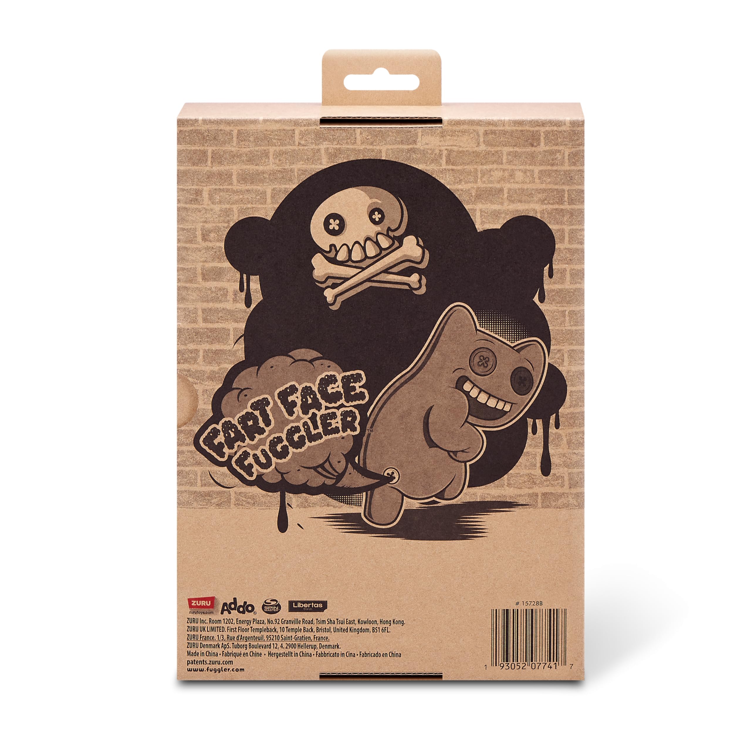 Fuggler Fart Face 9-inch Plush - Motion-Activated Fart Sounds, Soft Plush Toy with Human-Like Teeth 4