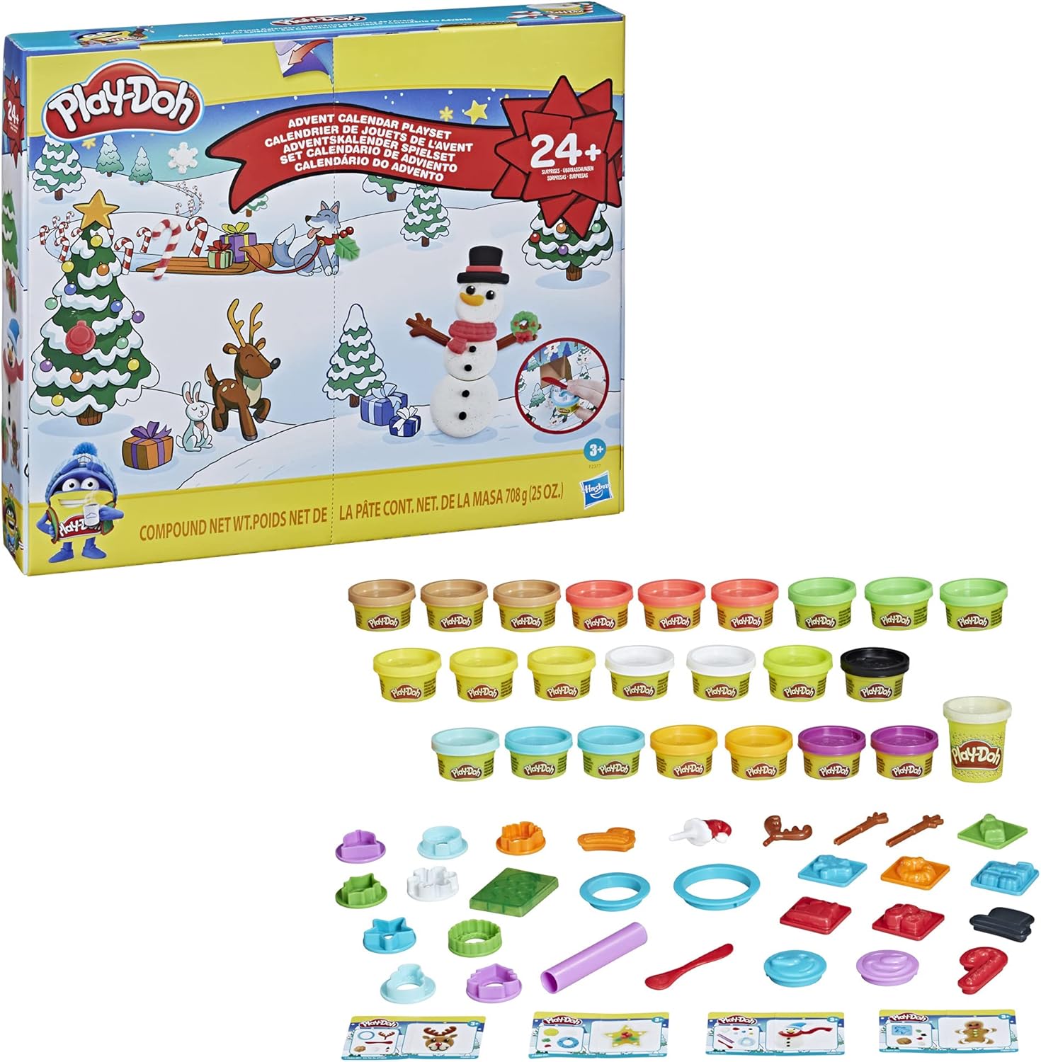 Play-Doh Advent Calendar - 24 Days of Creative Fun with Play-Doh Pots & Tools for Kids 9