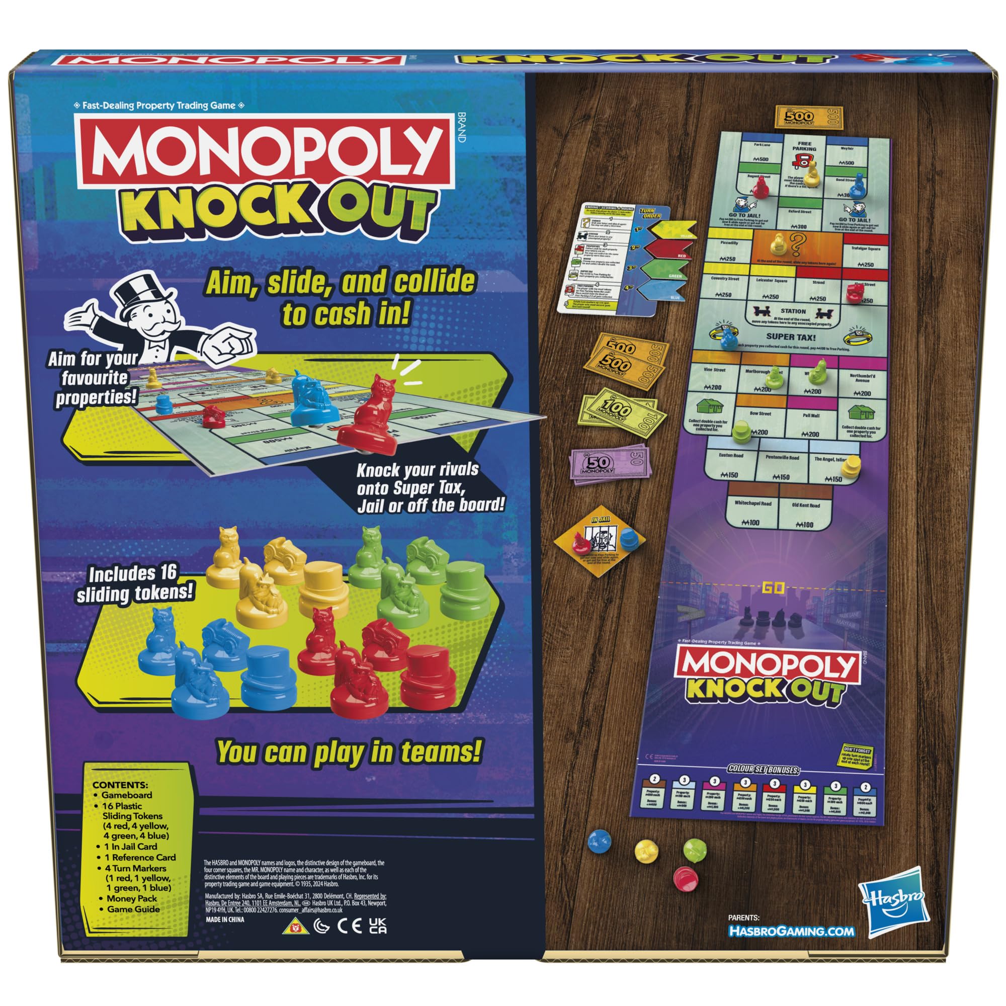 Monopoly Knockout Board Game for 2-8 Players 7