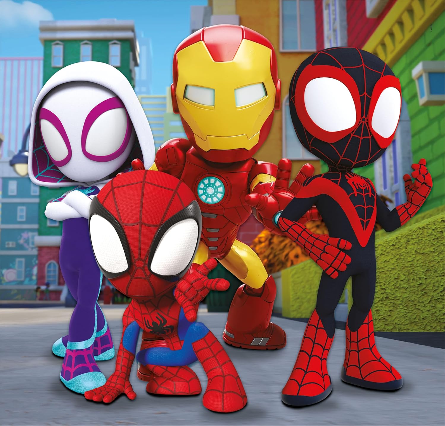 Clementoni Marvel Spidey and His Amazing Friends Super Color Friends - 3x48 Piece Jigsaw Puzzles 3