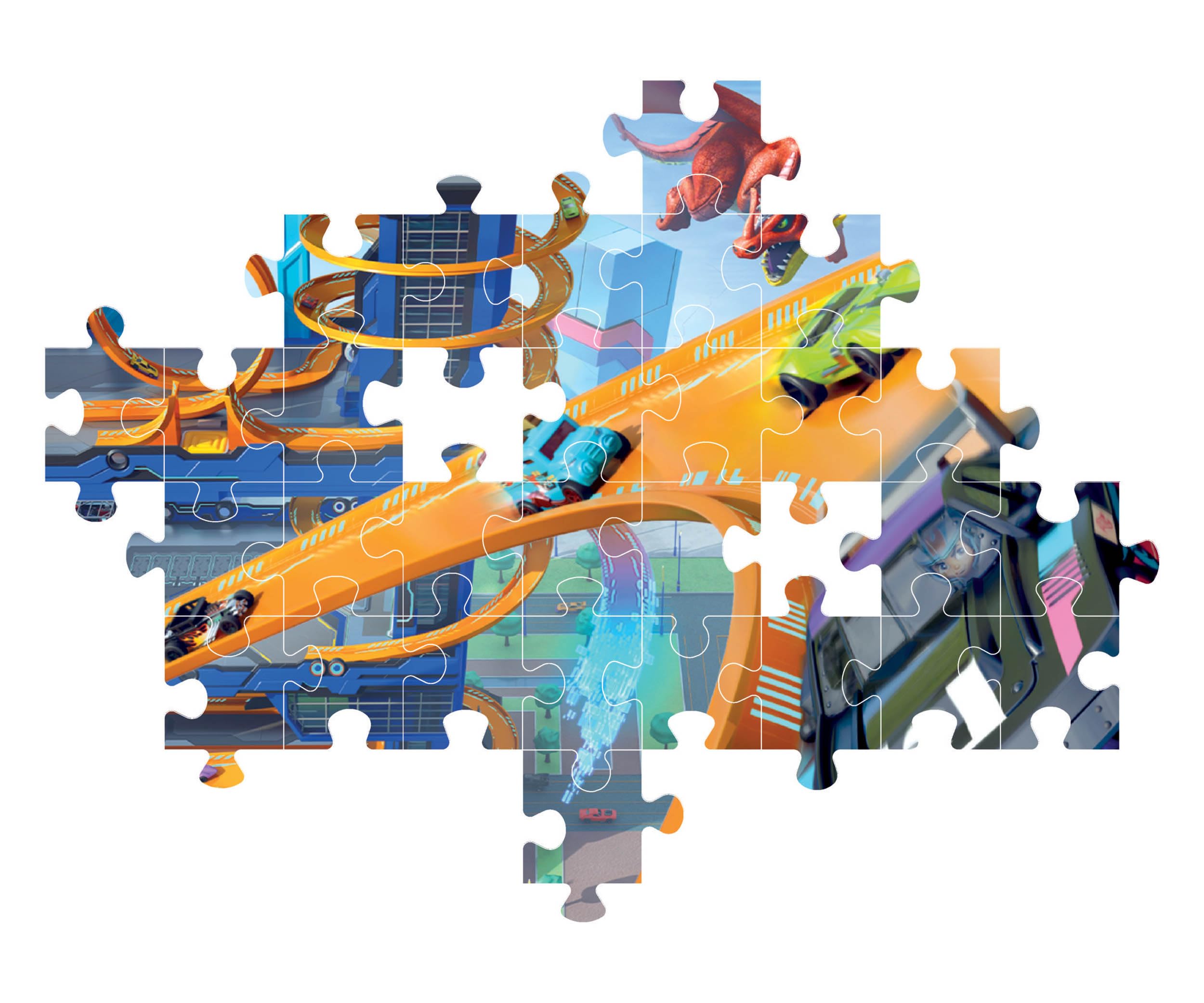 Clementoni Hotwheels 104-Piece Jigsaw Puzzle - Educational Kids Puzzle for Ages 6-8 5