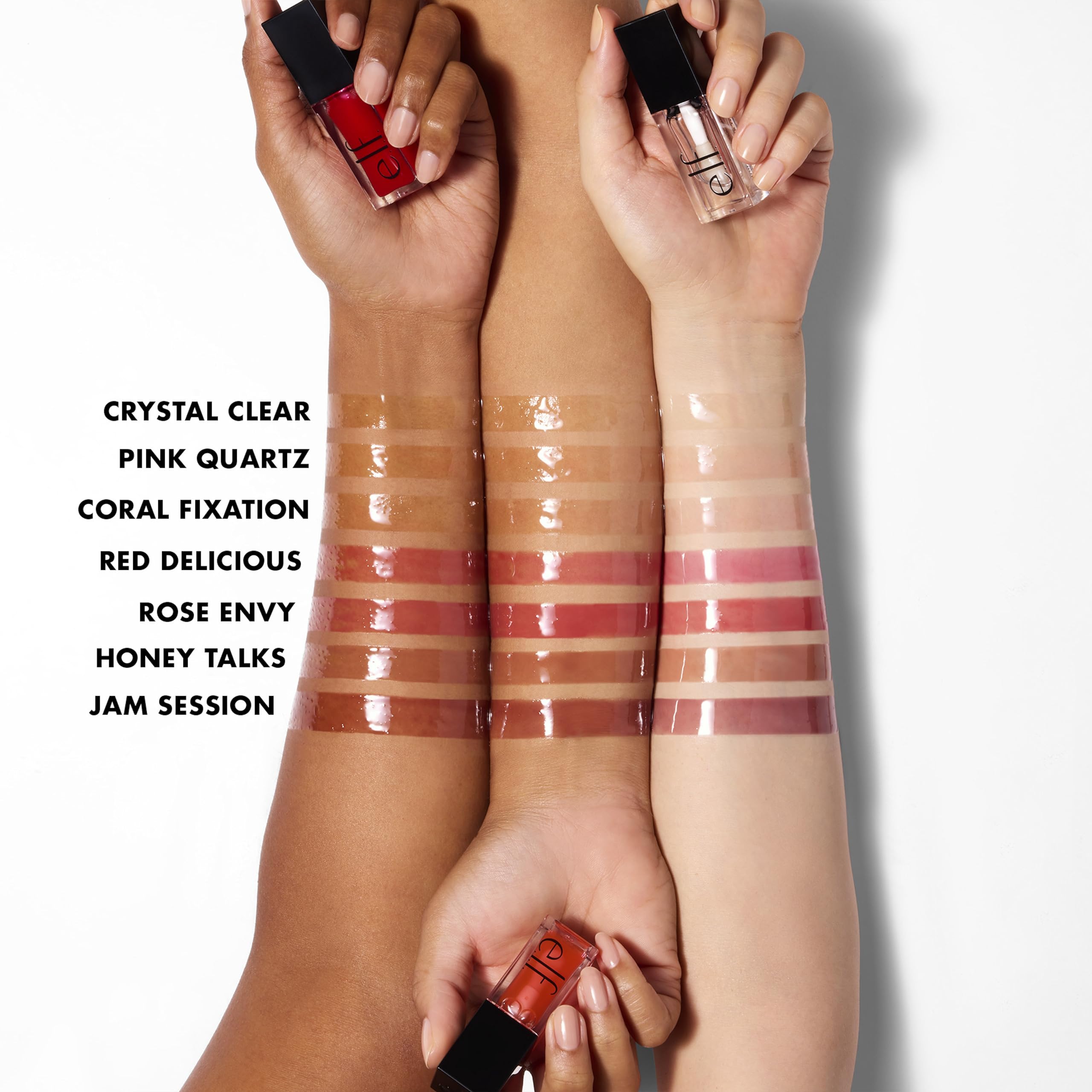 e.l.f. Glow Reviver Lip Oil - Tinted Lip Oil for High-Shine Finish (7.6g) 7