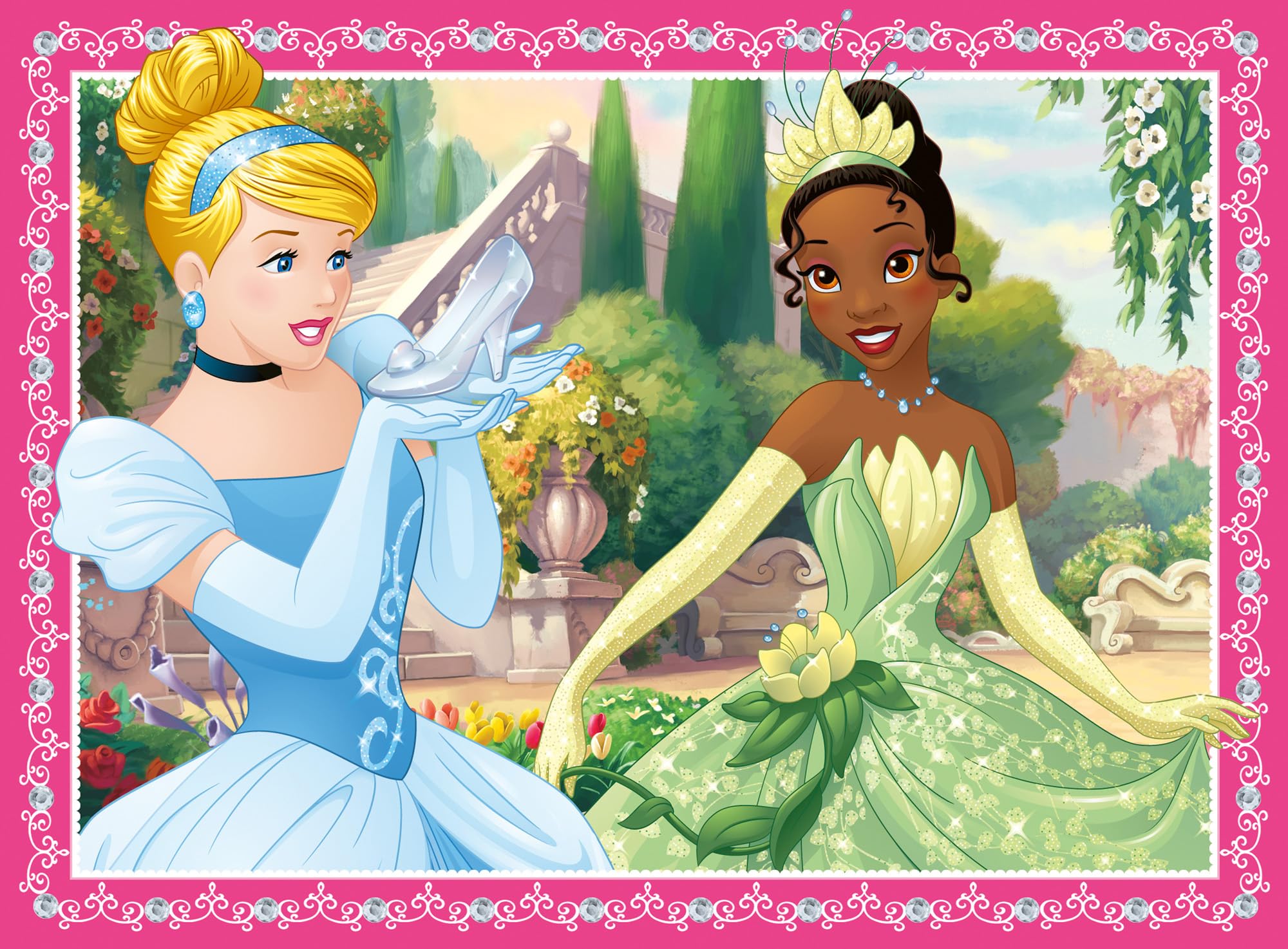 Ravensburger Disney Princess 4-in-1 Puzzle Set - 12, 16, 20, 24 Piece Jigsaw Puzzles for Kids