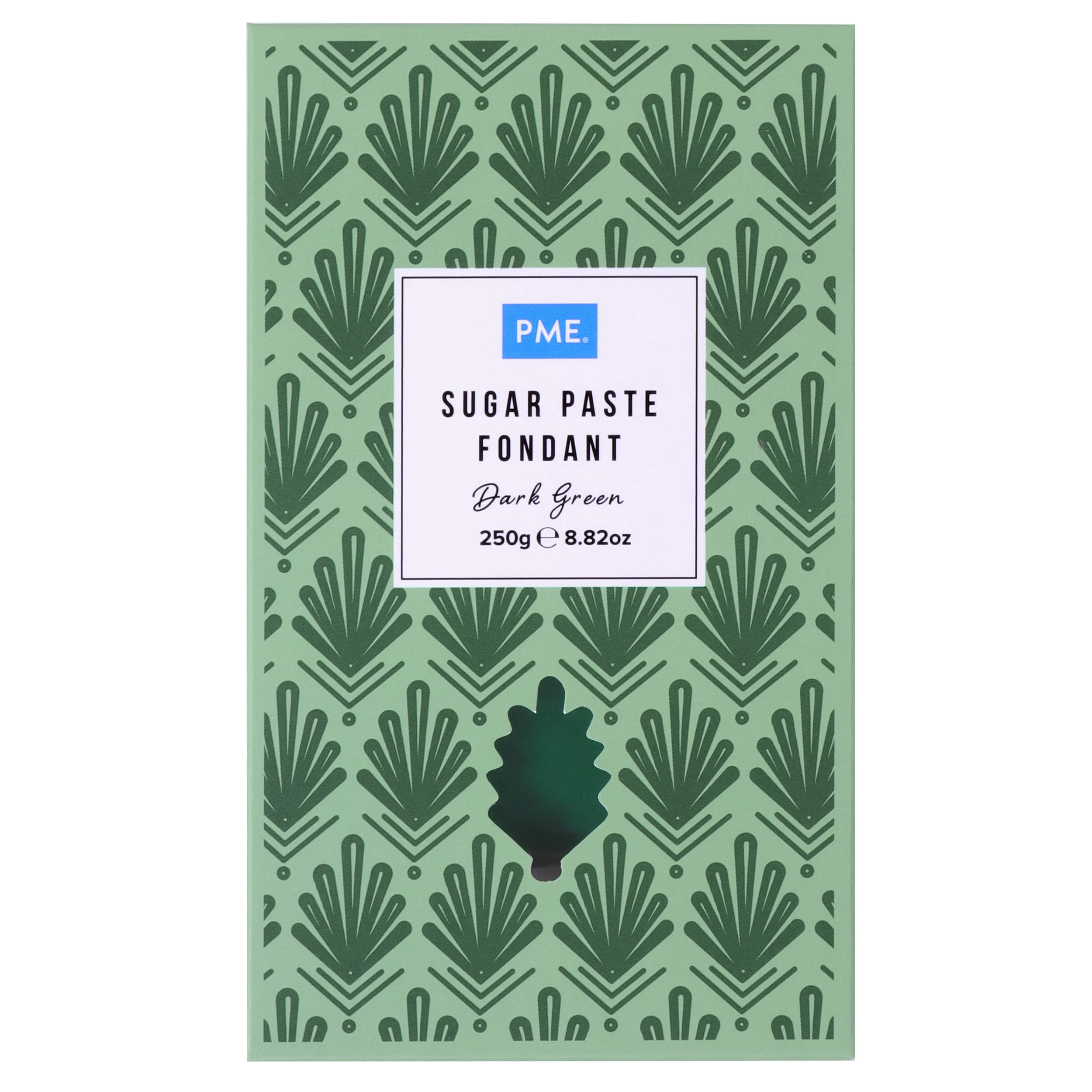 PME Sugar Paste Fondant - Dark Green | 250g | Thermo-Tech Ready 1