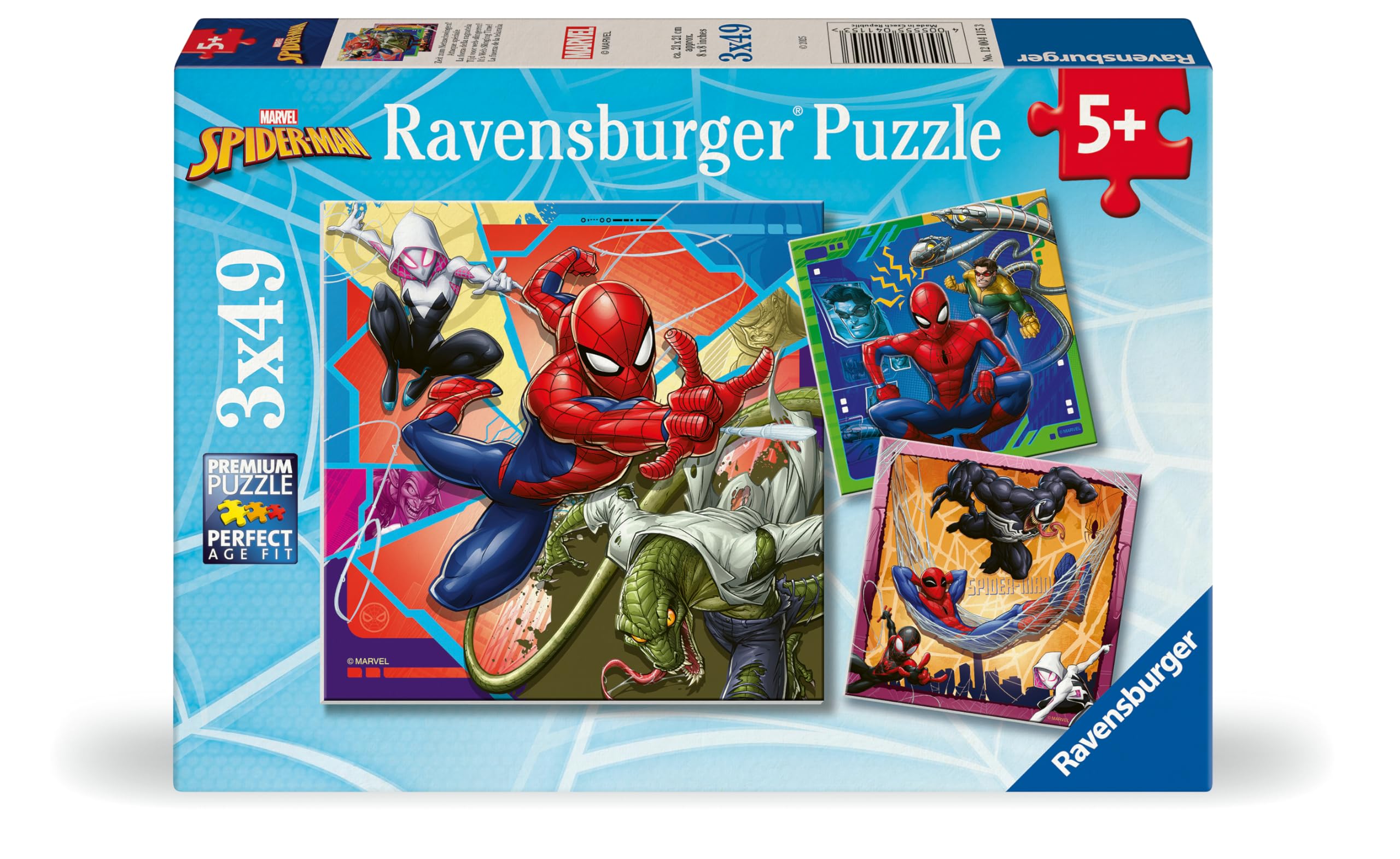 Ravensburger Marvel Spider-Man 3x 49-Piece Jigsaw Puzzles - Kids Puzzles for Ages 5+ 1