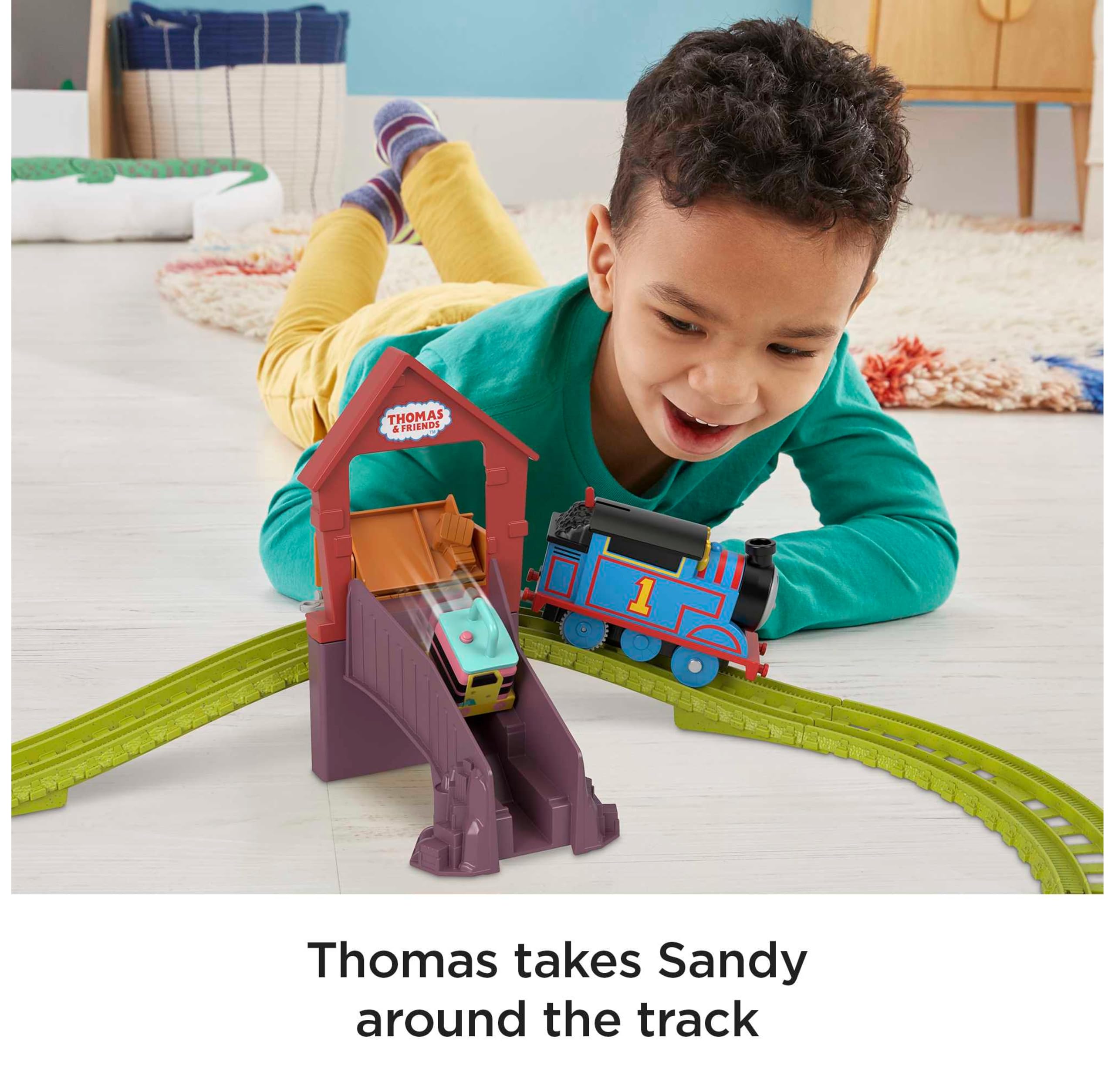 Fisher-Price Thomas and Friends Fix 'Em Up Friends - Battery-Powered Train Playset for Toddlers 10