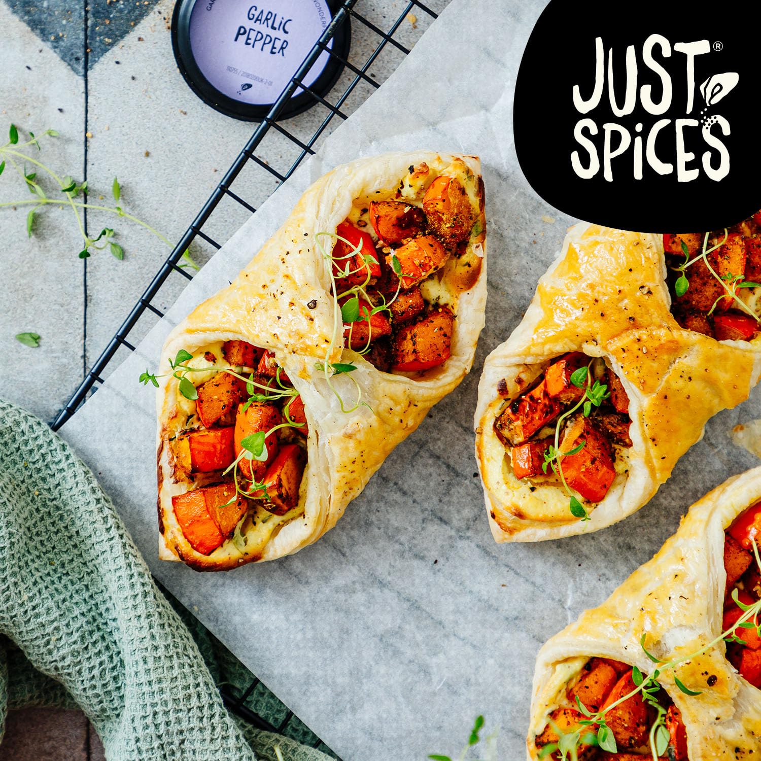 Just Spices - Garlic Pepper Seasoning Blend, 75g 6