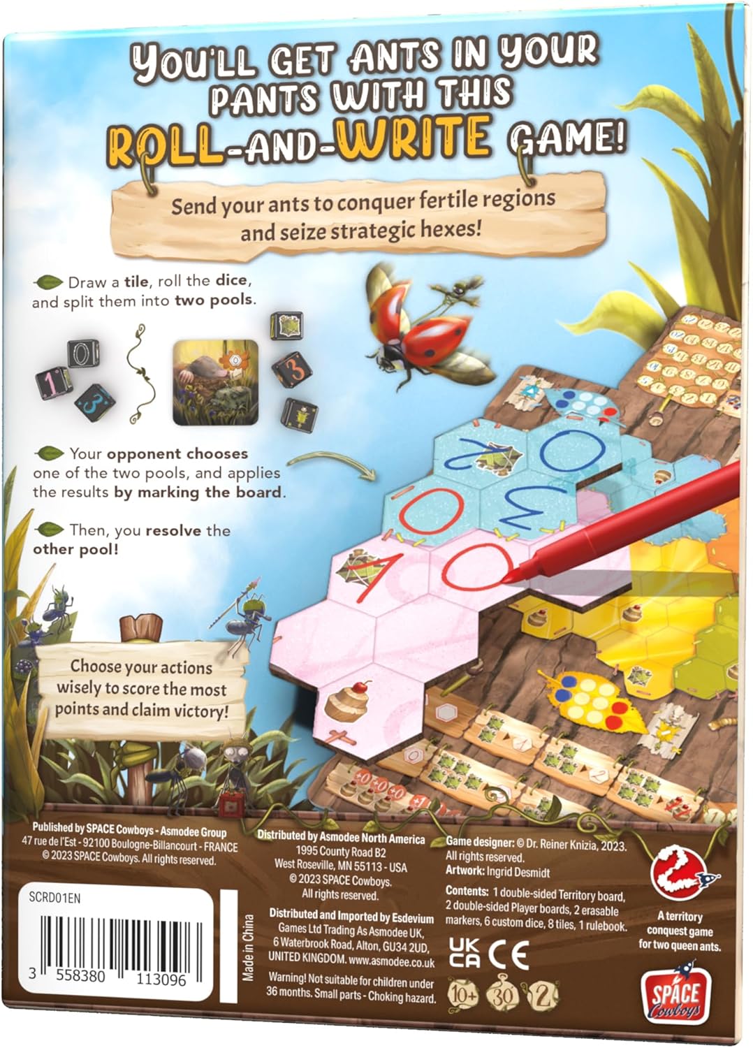 Space Cowboys Marabunta Brettspiel für Kinder ab 10 Jahren | 2 Spieler | 30 Minuten Spielzeit 4