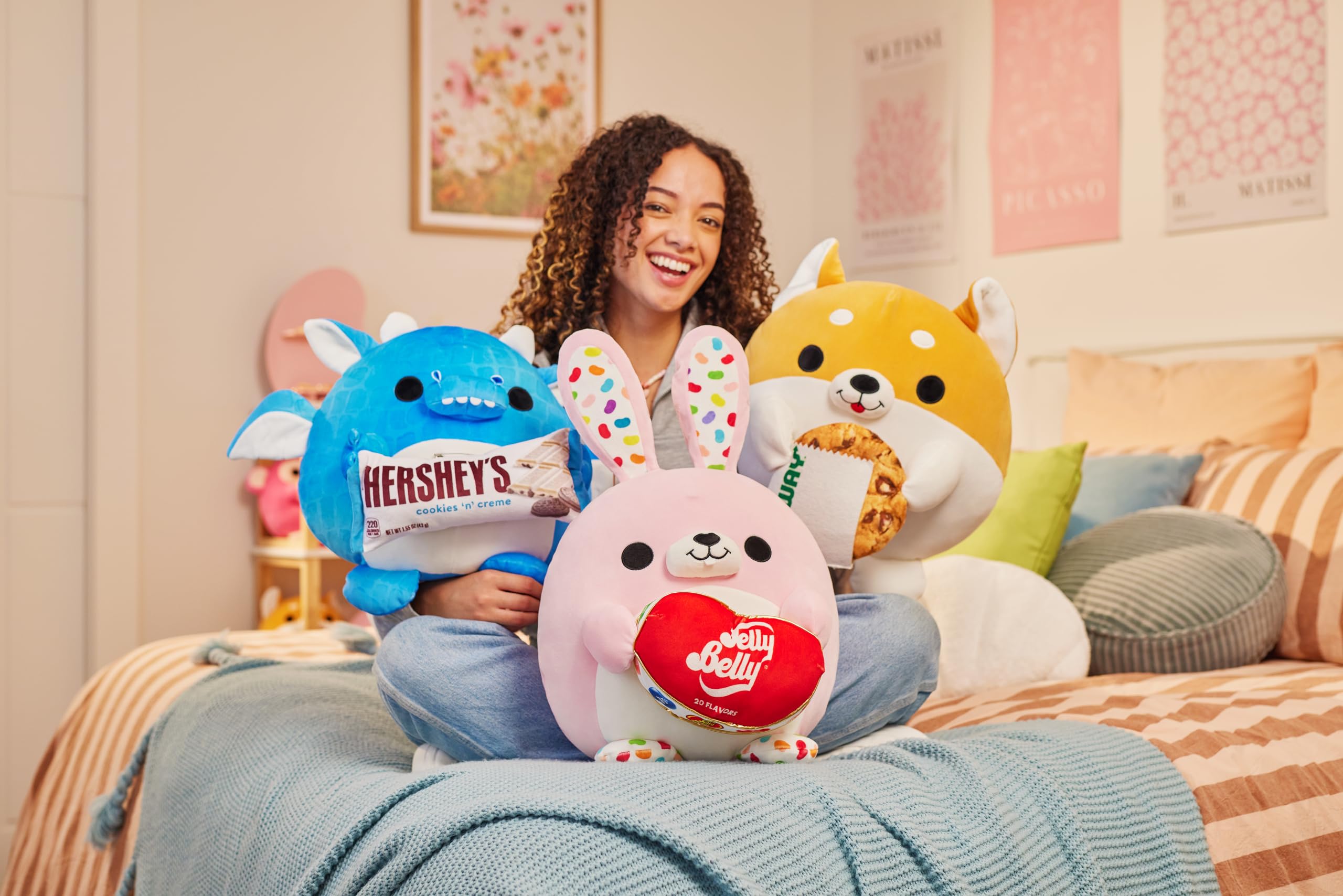 Snackles Series 2 Wave 2 - Corgi with Subway Cookie, 35 cm Super Soft Plush Collectible Toy 6