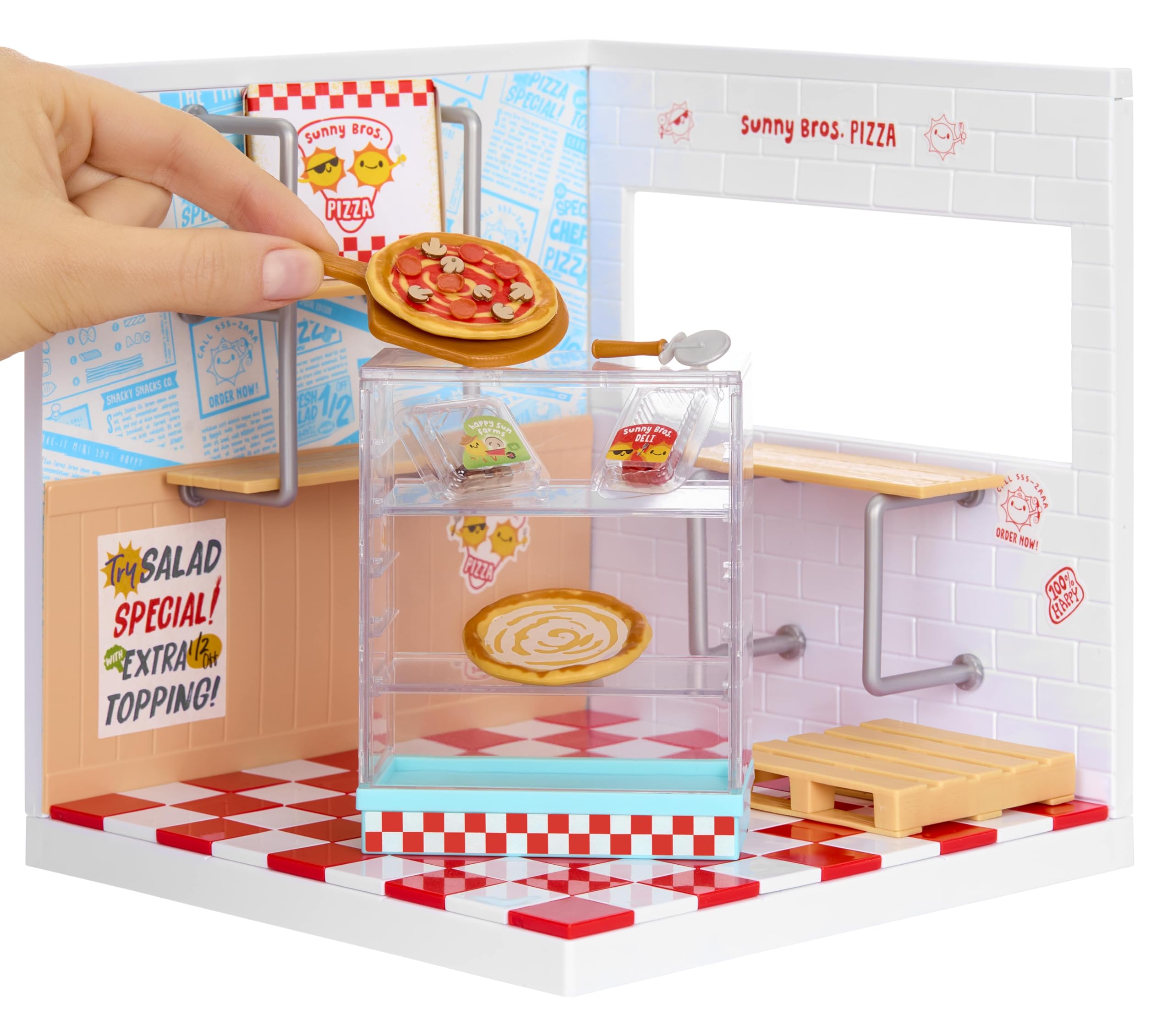 MGA Miniverse Make It Mini Spaces - Pizza Shop Building Set 6
