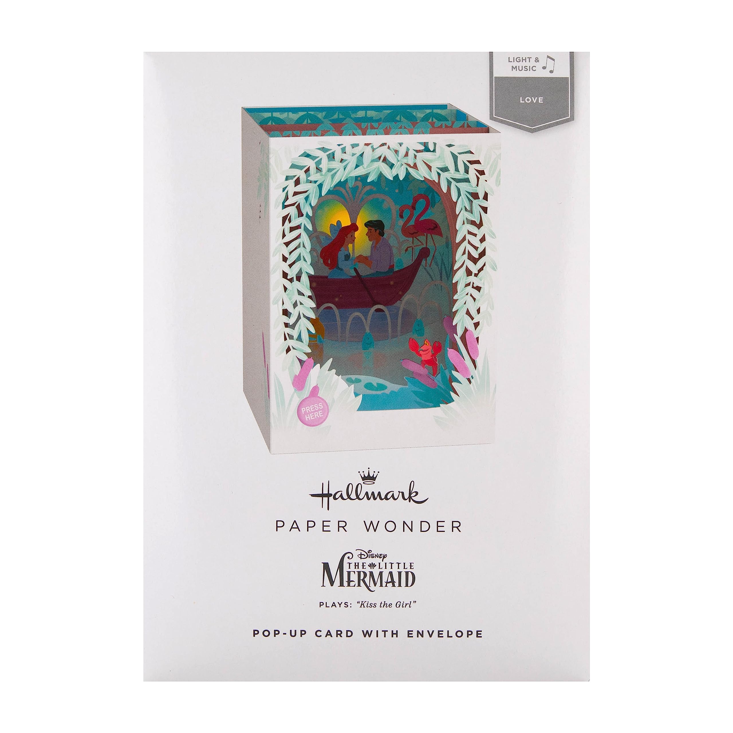 Hallmark Paper Wonder Disney The Little Mermaid 3D Musical Birthday Greeting Card with Lights 7