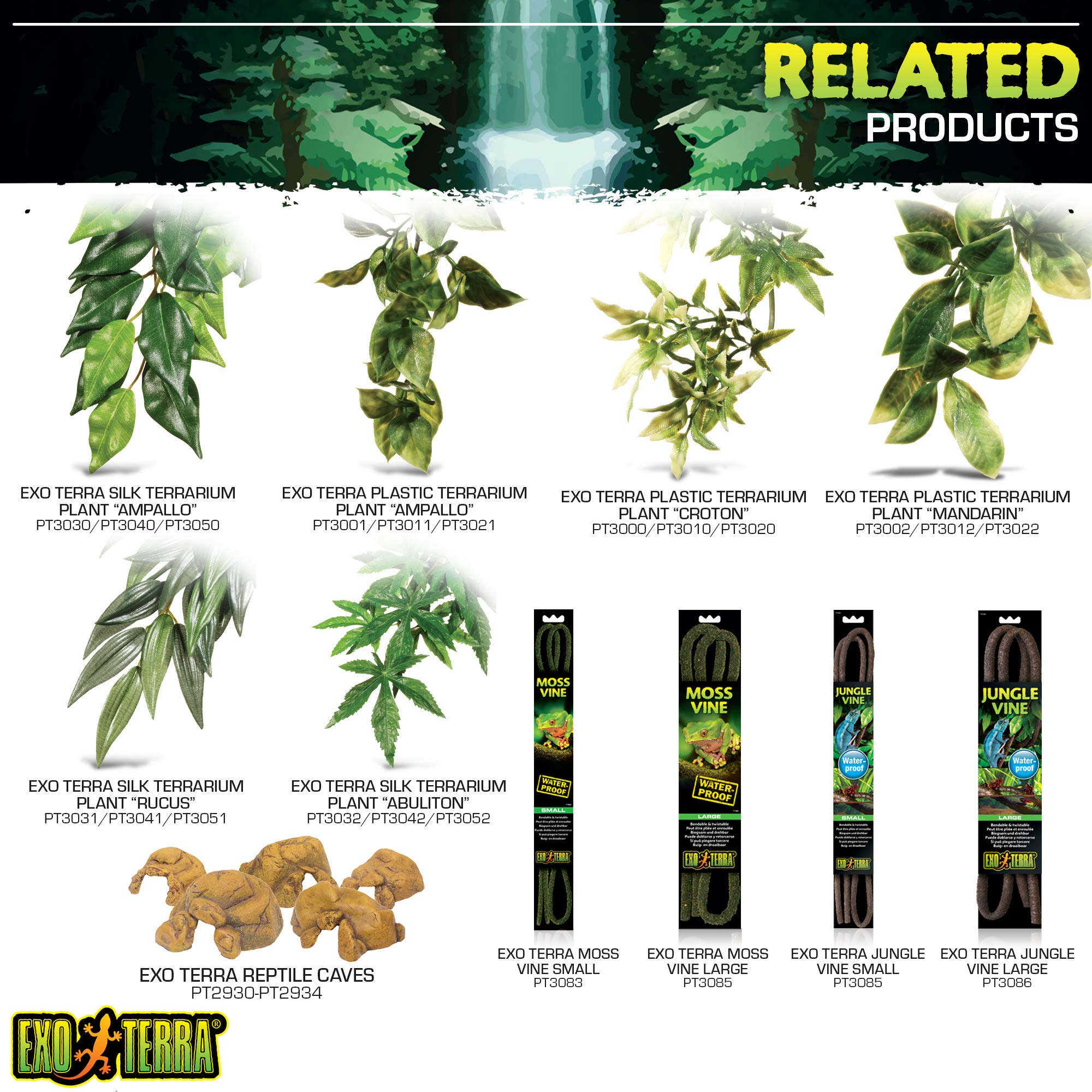Exo Terra Plantation Soil Substrate - 100% Natural Coir for Tropical Terrariums | 3 x 8.8 Litre 8