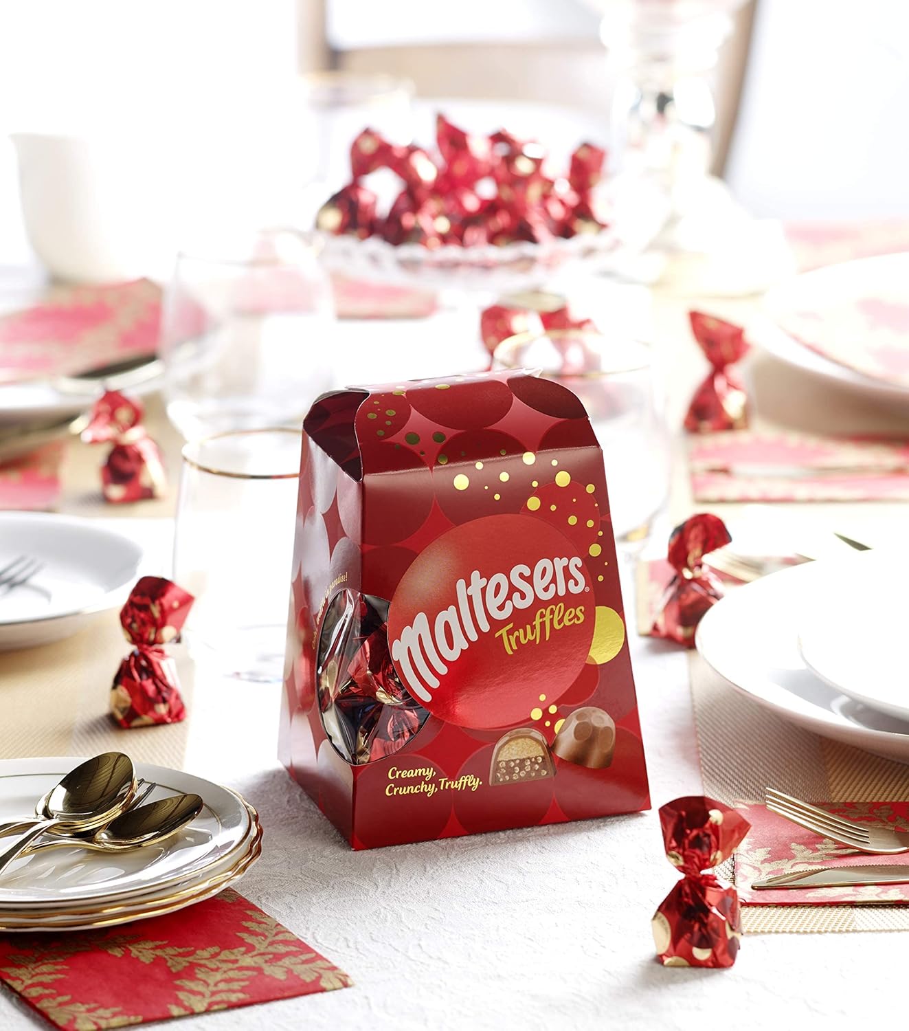 Maltesers Truffles Milk Chocolate Gift Box of Chocolates 200g 12