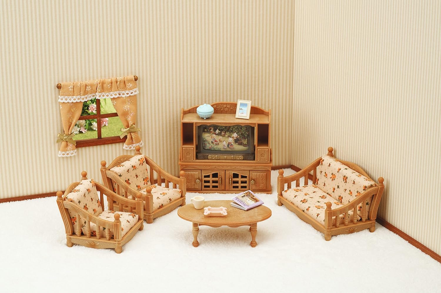 Comfy Living Room Set - Interchangeable Furniture Playset for Ages 36 Months & Up 7