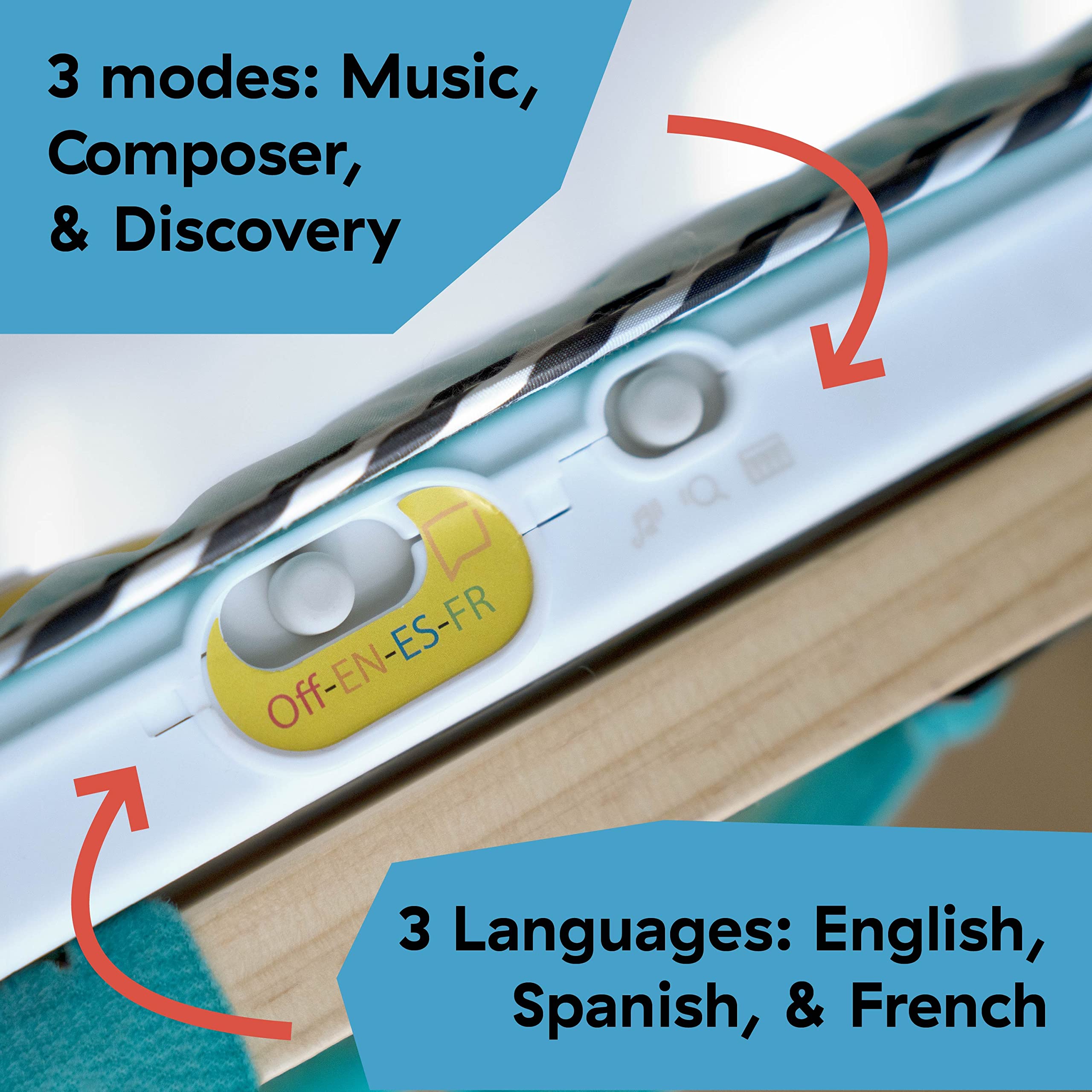 Baby Einstein Ocean Explorers Neptune's Kick & Explore Musical Kick Pad - Educational Toy for 3 Months+ 5