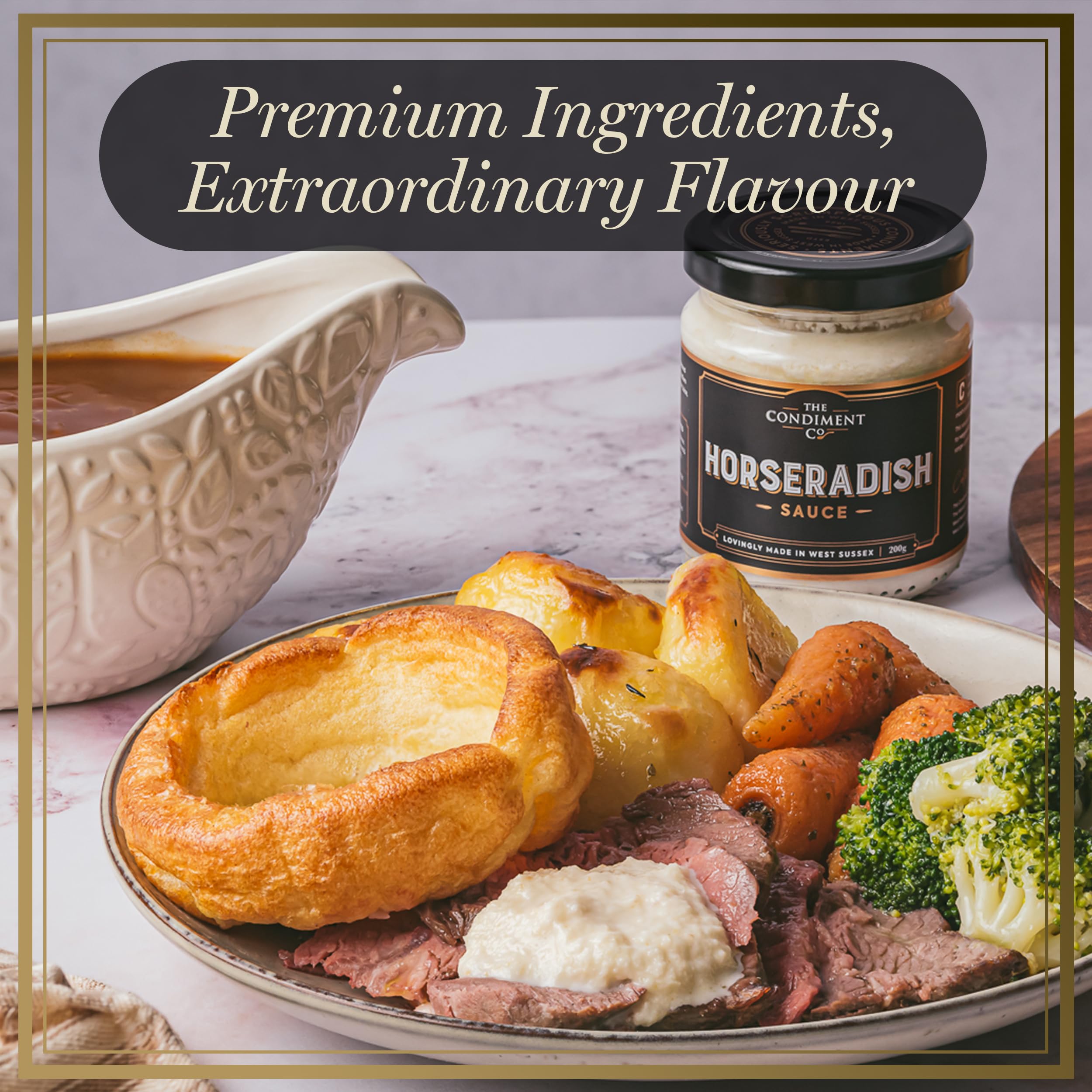 The Condiment Company Horseradish Hot Sauce 200g - Extra Hot Vegan & Gluten-Free 5