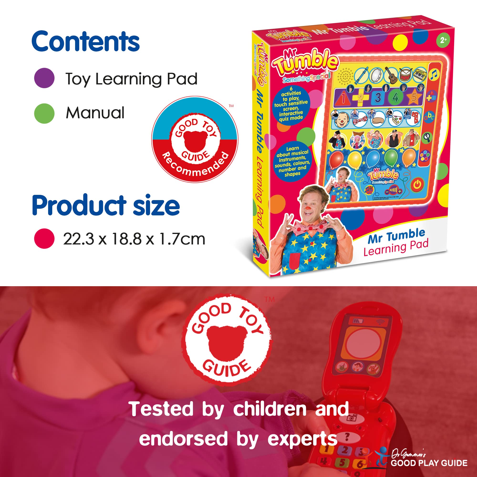 Mr Tumble SS01 Friends Something Special Learning Pad - Interactive Educational Toy for Ages 2+ 10