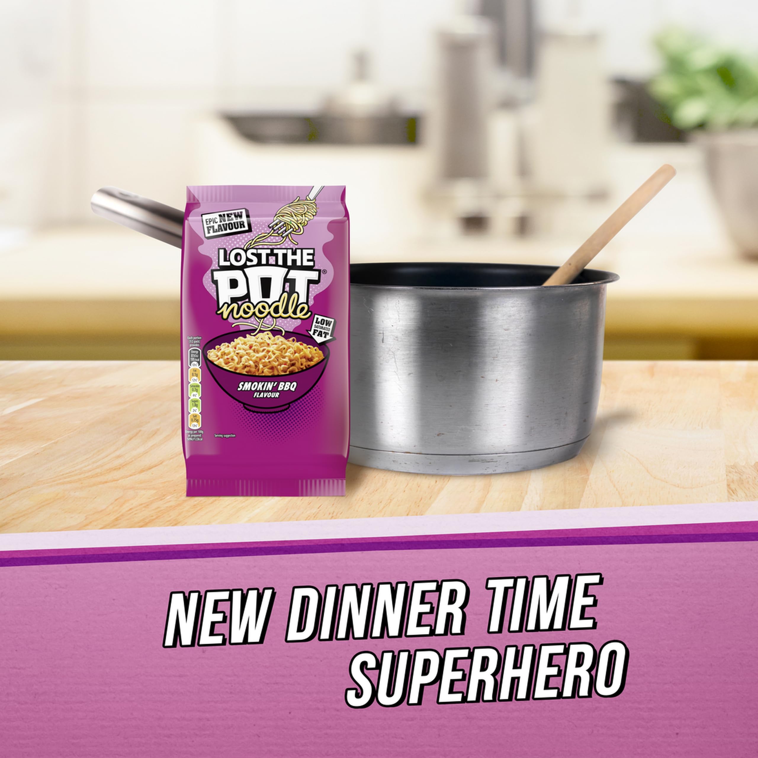 Pot Noodle - Smokin’ BBQ Lost the Pot Noodle Instant Noodles 5