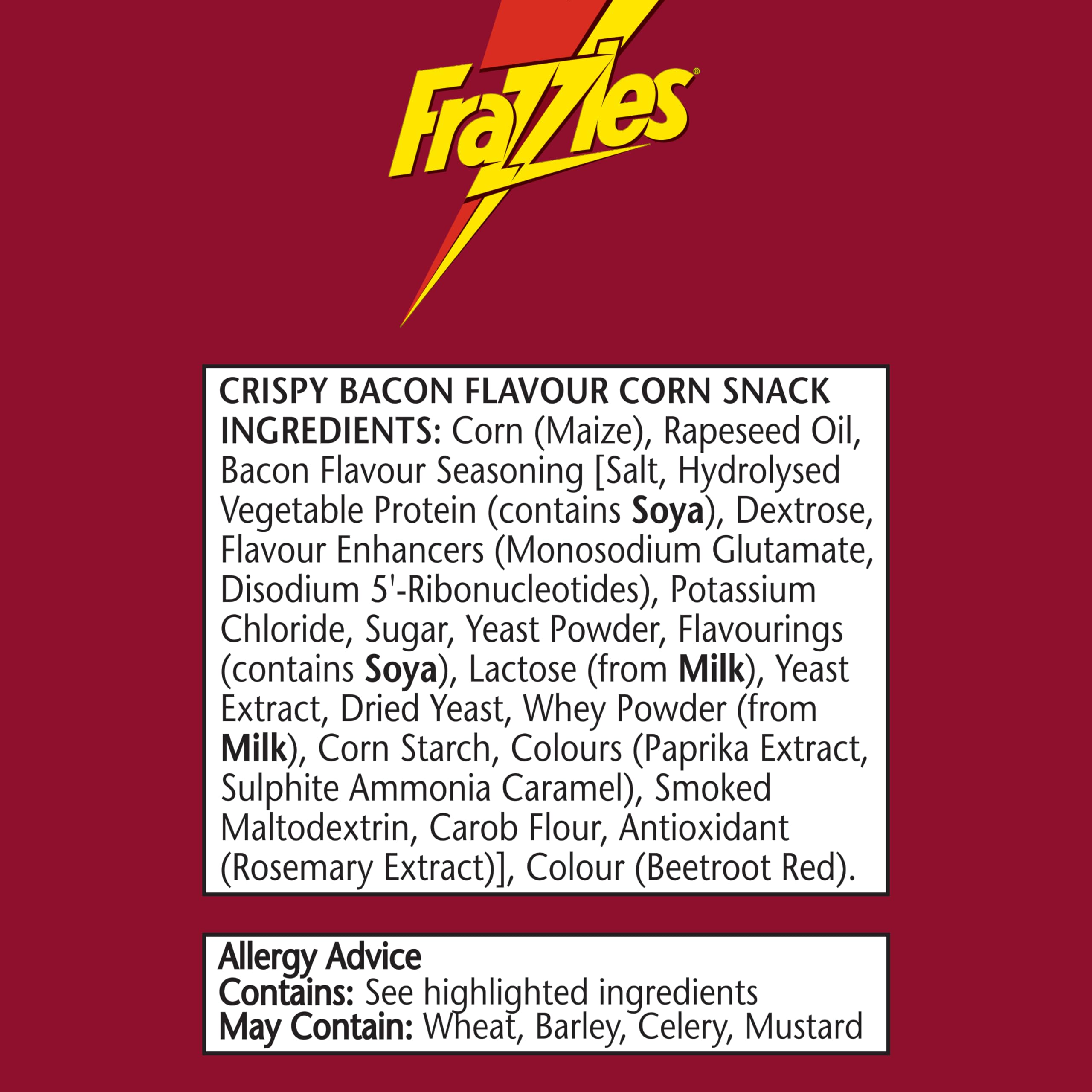 Smiths Frazzles Bacon Flavour Crisps 41g (Case of 30) 4