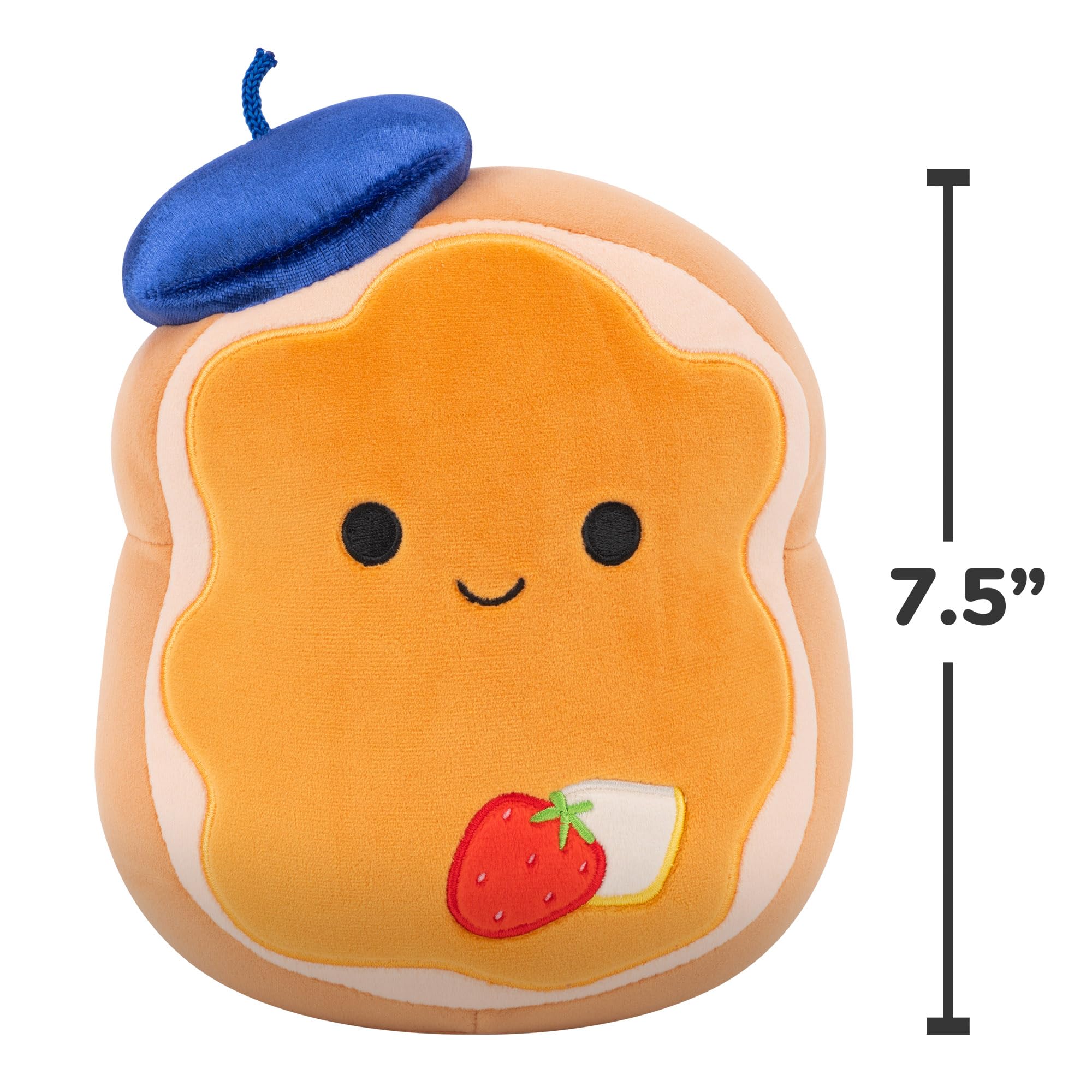 Squishmallows 7.5-Inch Ennui the French Toast Plush - Movie Star Character 12