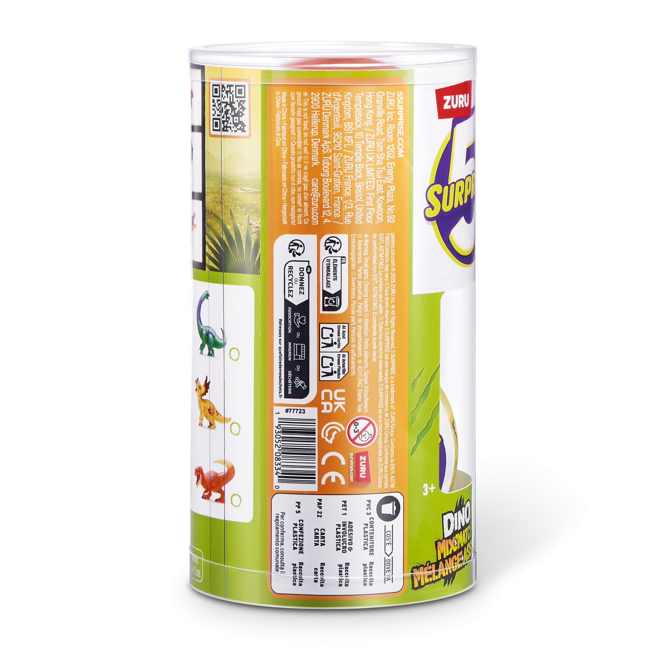 5 SURPRISE Dino Mix & Match by ZURU - Build & Collect Prehistoric Toys for Kids 7