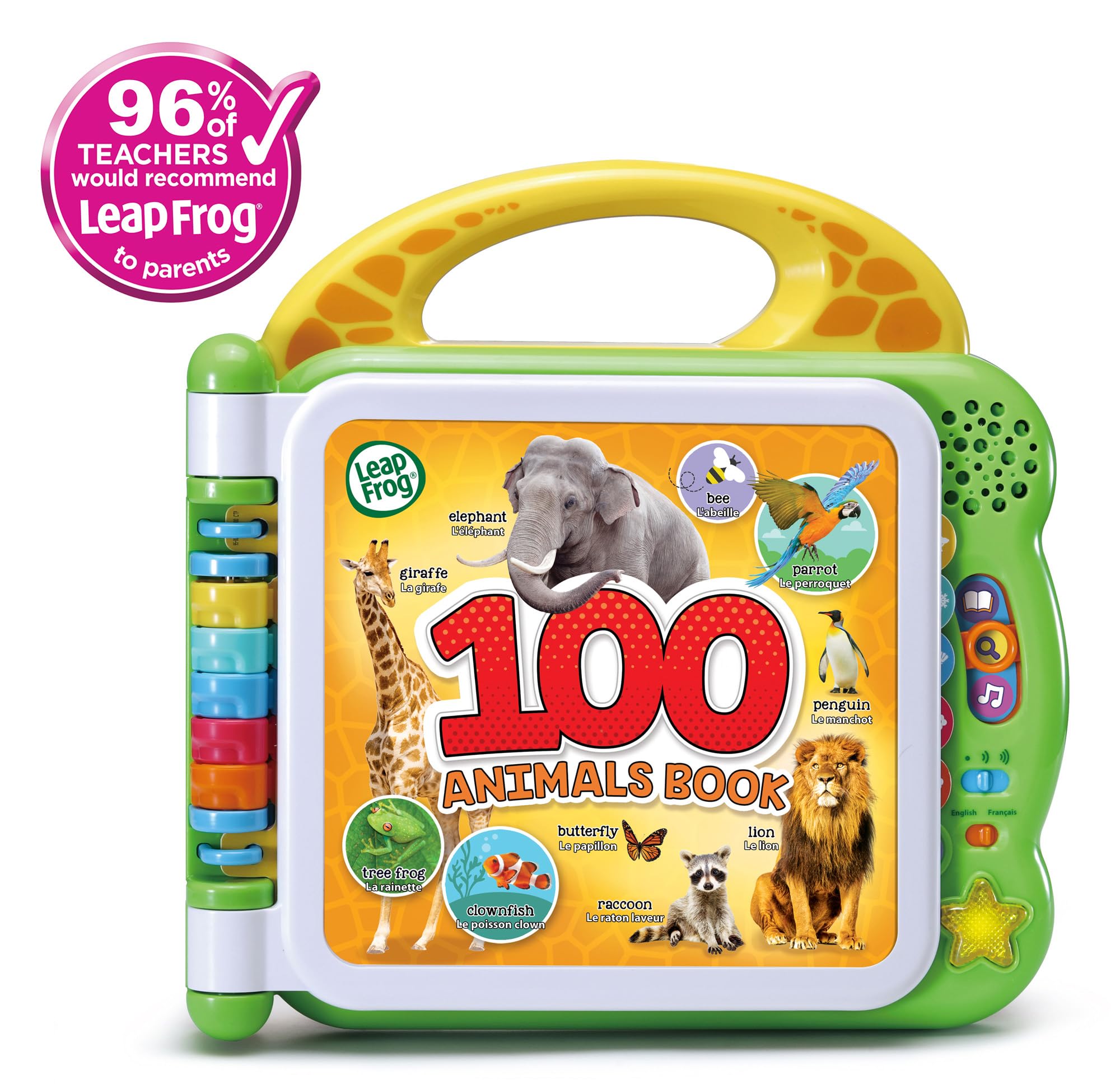 LeapFrog 100 Animals Book, Baby Book with Sounds and Colours for Sensory Play, E 9