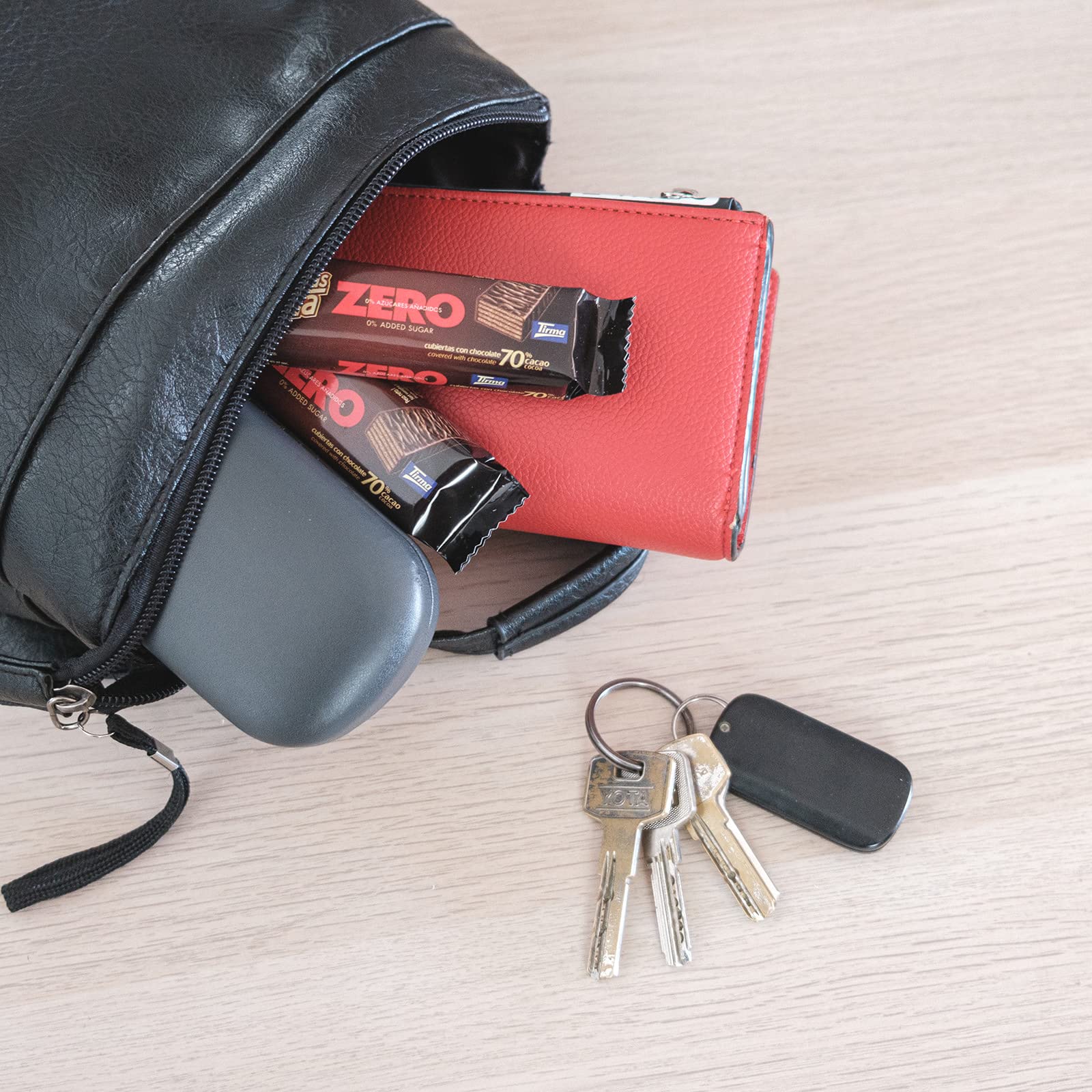 Tirma - 70% Dark Chocolate Wafers No Added Sugar Keto Friendly Low Carb Non-GMO Vegetarian Diabetic Friendly (3 Wafers, 64.5g) 5